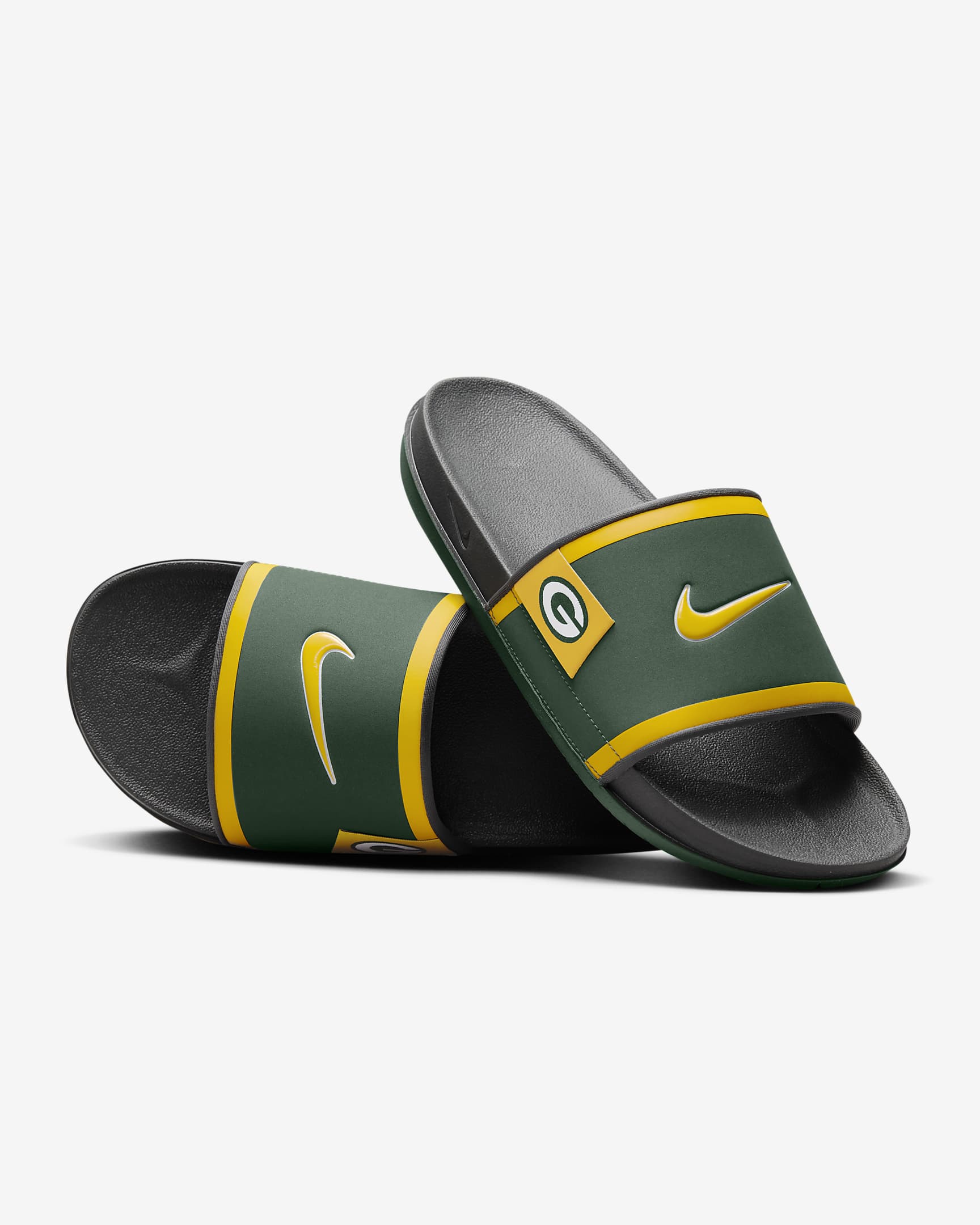 Nike Offcourt (green Bay Packers) Fir/Dark Smoke Grey/University Gold FN4312-300