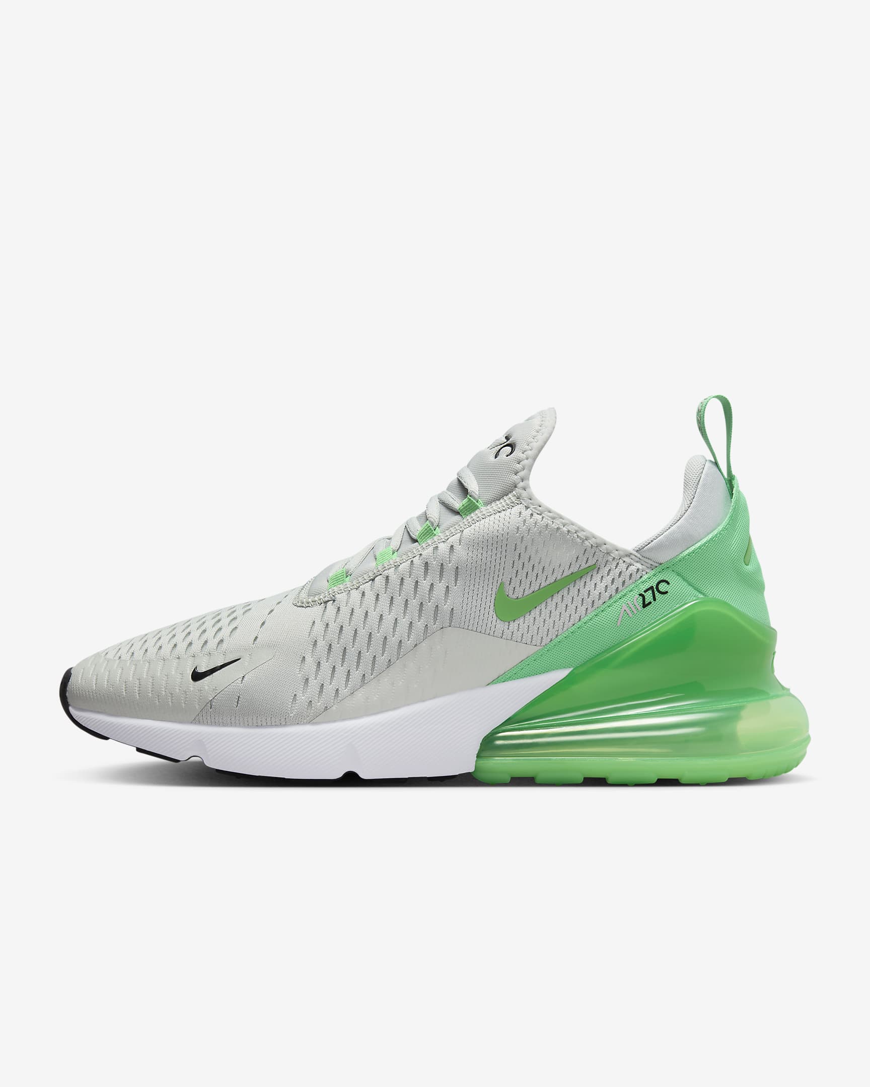 Nike Air Max 270 Light Silver/Black/White/Green Shock AH8050-027