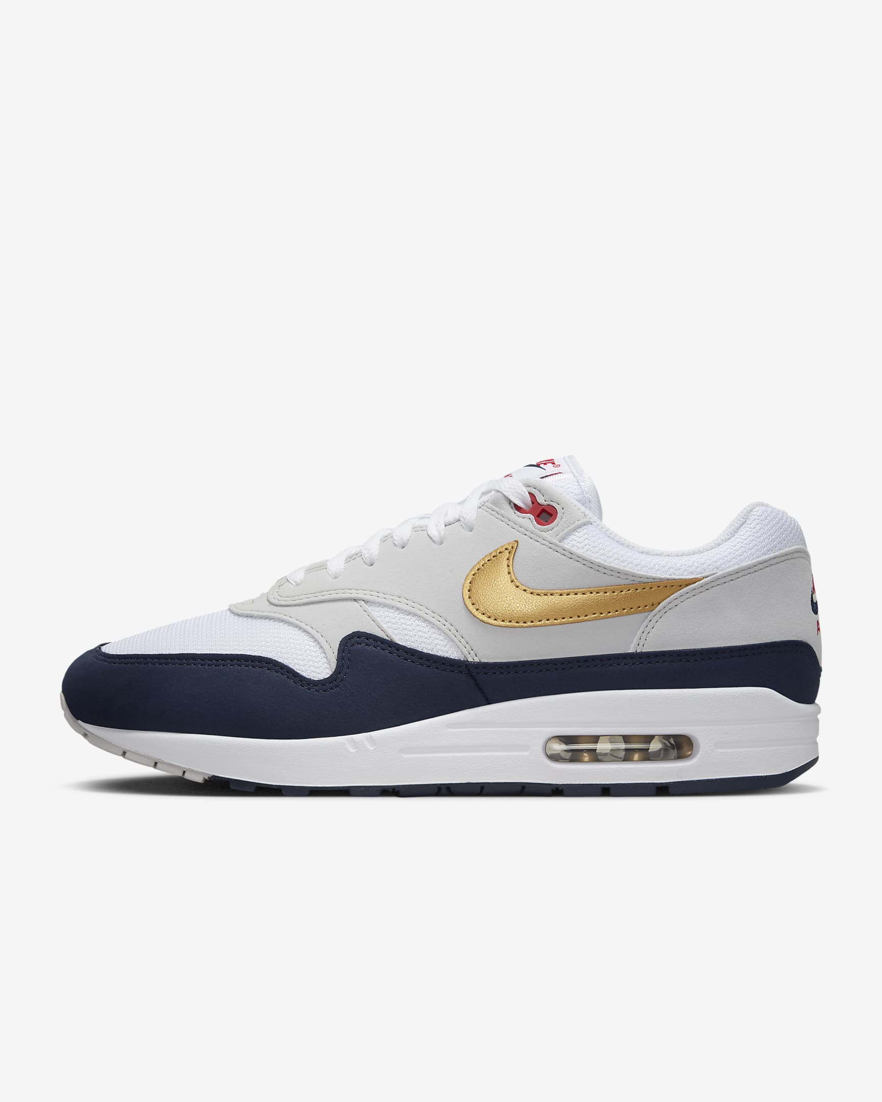 Nike Air Max 1 Obsidian/White/Light Smoke Grey/Metallic Gold HM9604-400