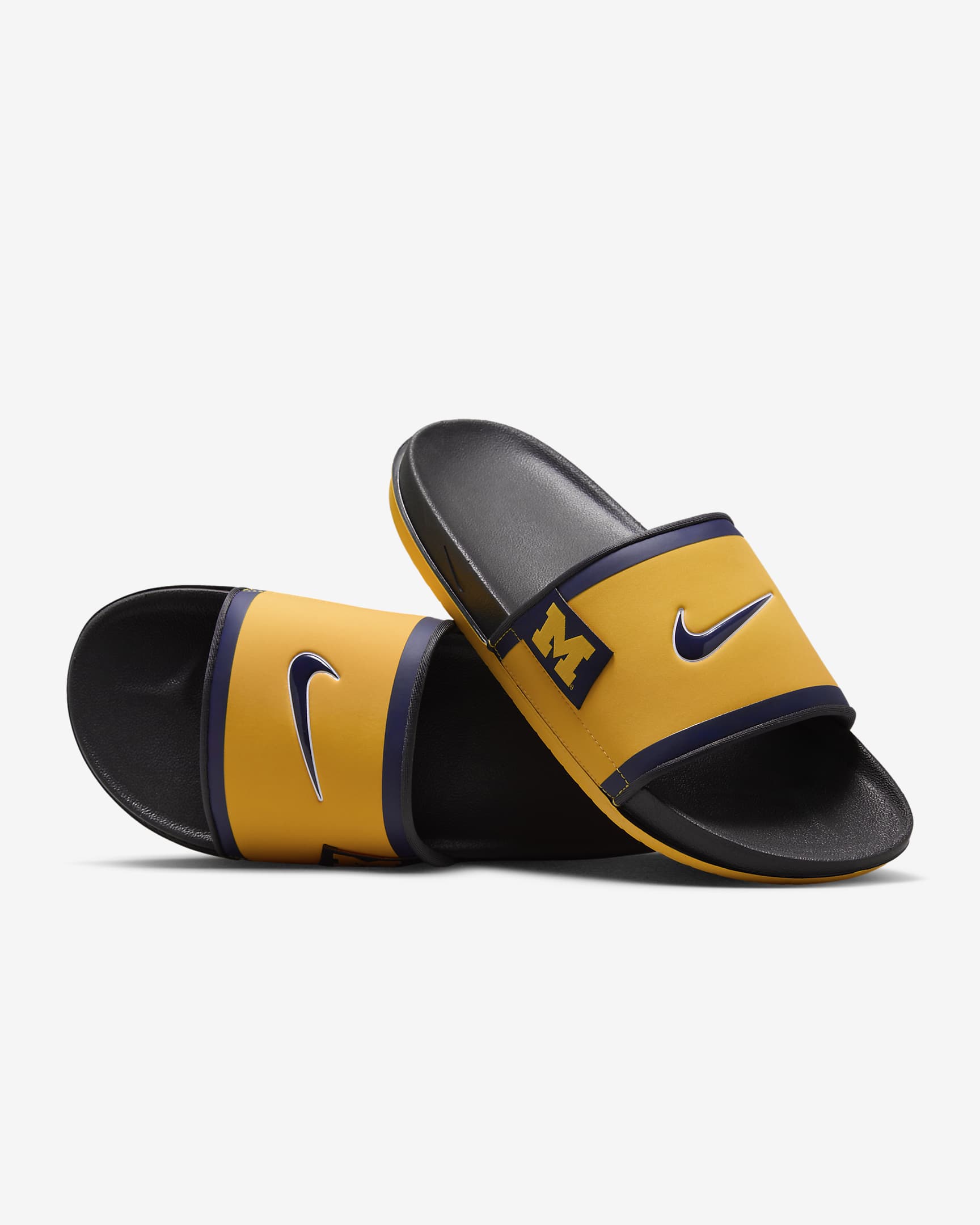 Nike College Offcourt (michigan) Amarillo/Dark Smoke Grey/College Navy FN4297-700