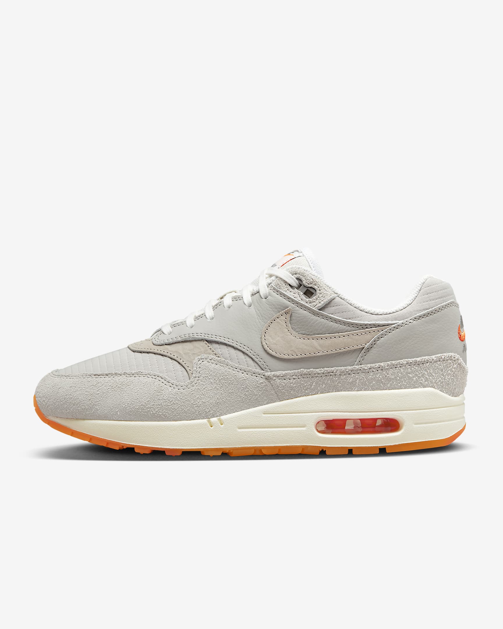 Nike Air Max 1 Premium Light Iron Ore/Total Orange/Flat Pewter/Light Iron Ore FQ8731-012