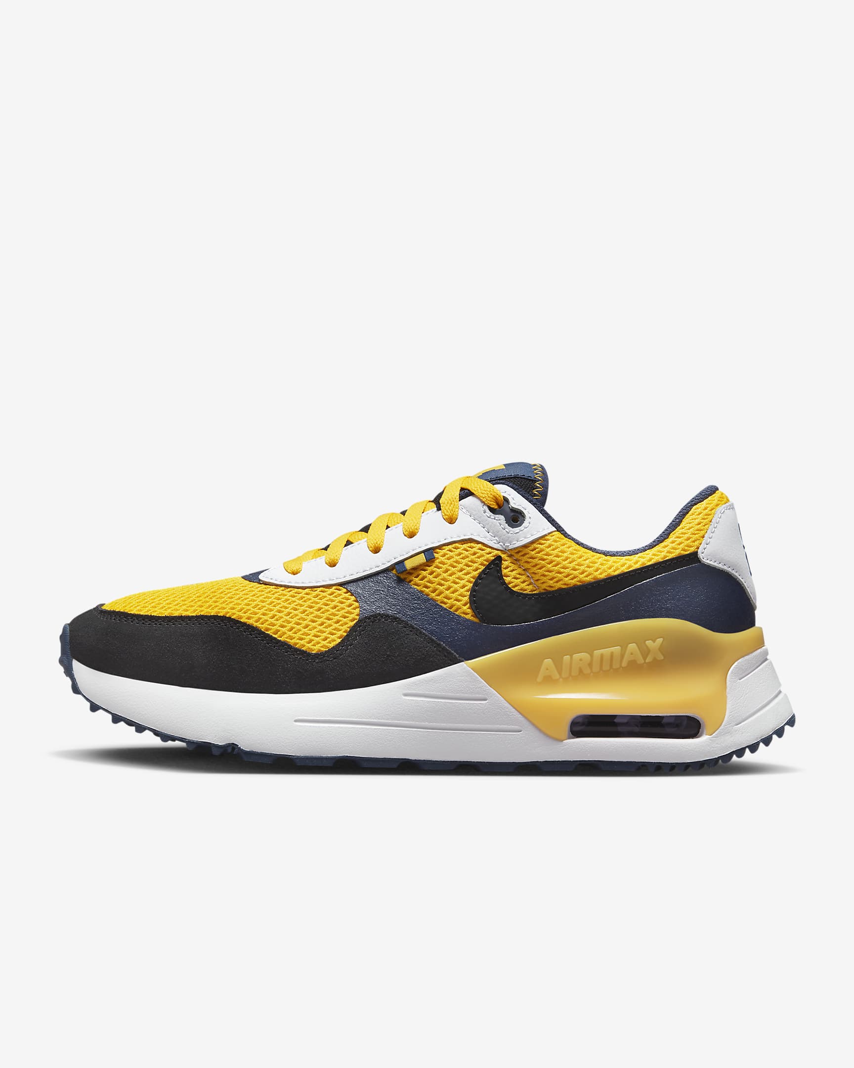 Nike College Air Max Systm (michigan) Amarillo/College Navy/White/Black DZ7739-700