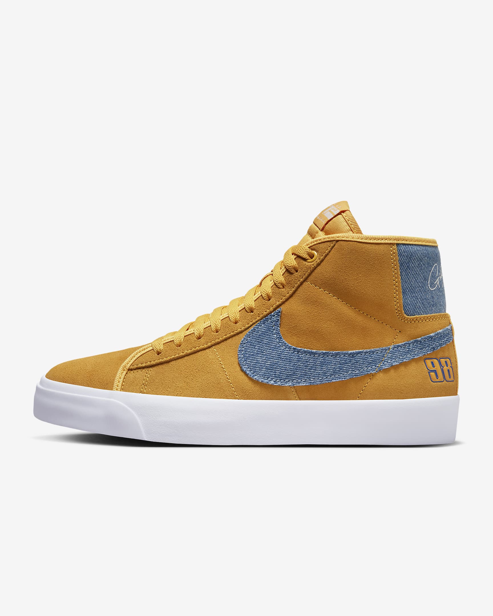 Nike Zoom Blazer Mid Pro Gt University Gold/University Gold/White/Game Royal FD0269-700