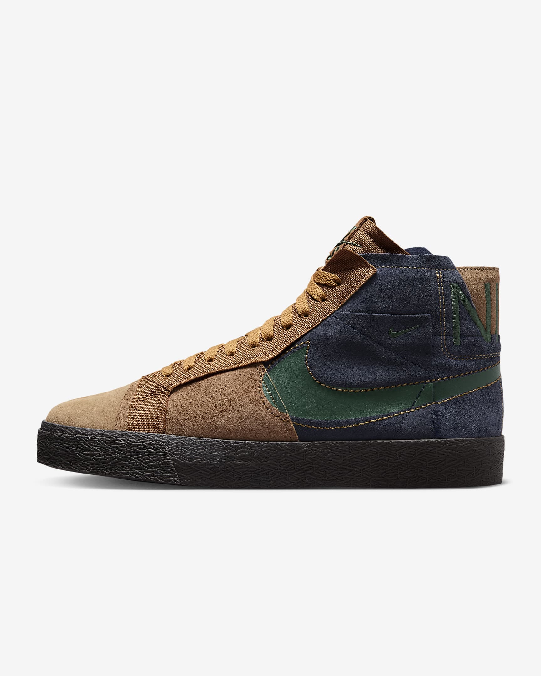 Nike Sb Zoom Blazer Mid Premium Legend Dark Brown/Obsidian/Light British Tan/Fir FZ3306-200