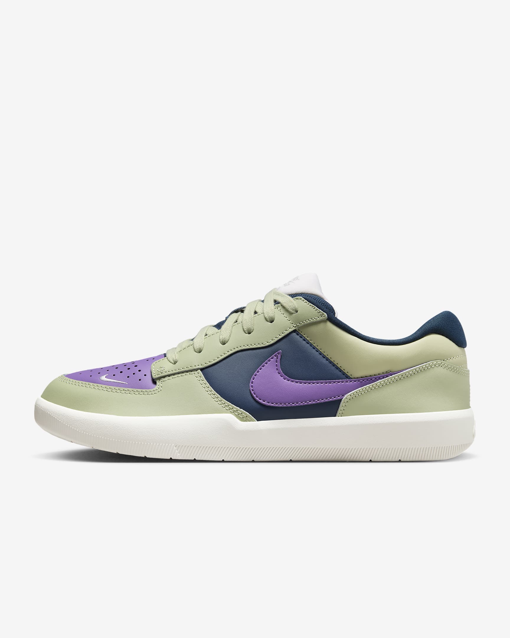 Nike Sb Force 58 Premium Olive Aura/Armory Navy/Summit White/Black Raspberry DV5476-300