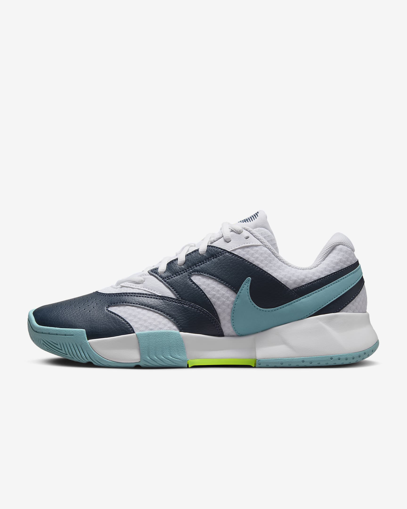 Nikecourt Lite 4 White/Armory Navy/Denim Turquoise/Volt FD6574-101