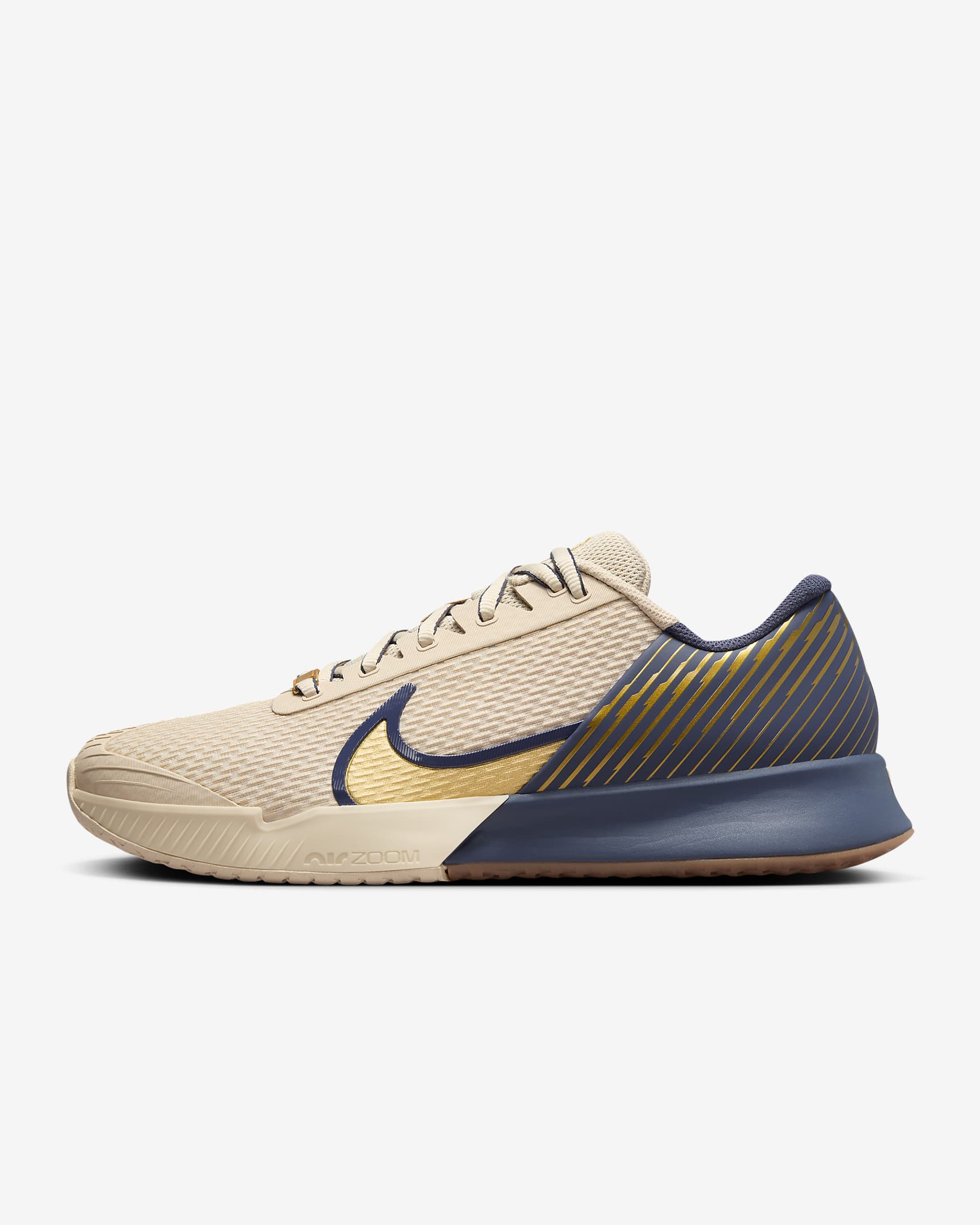 Nikecourt Vapor Pro 2 Premium Sanddrift/Thunder Blue/Gum Medium Brown/Metallic Gold FN4741-101