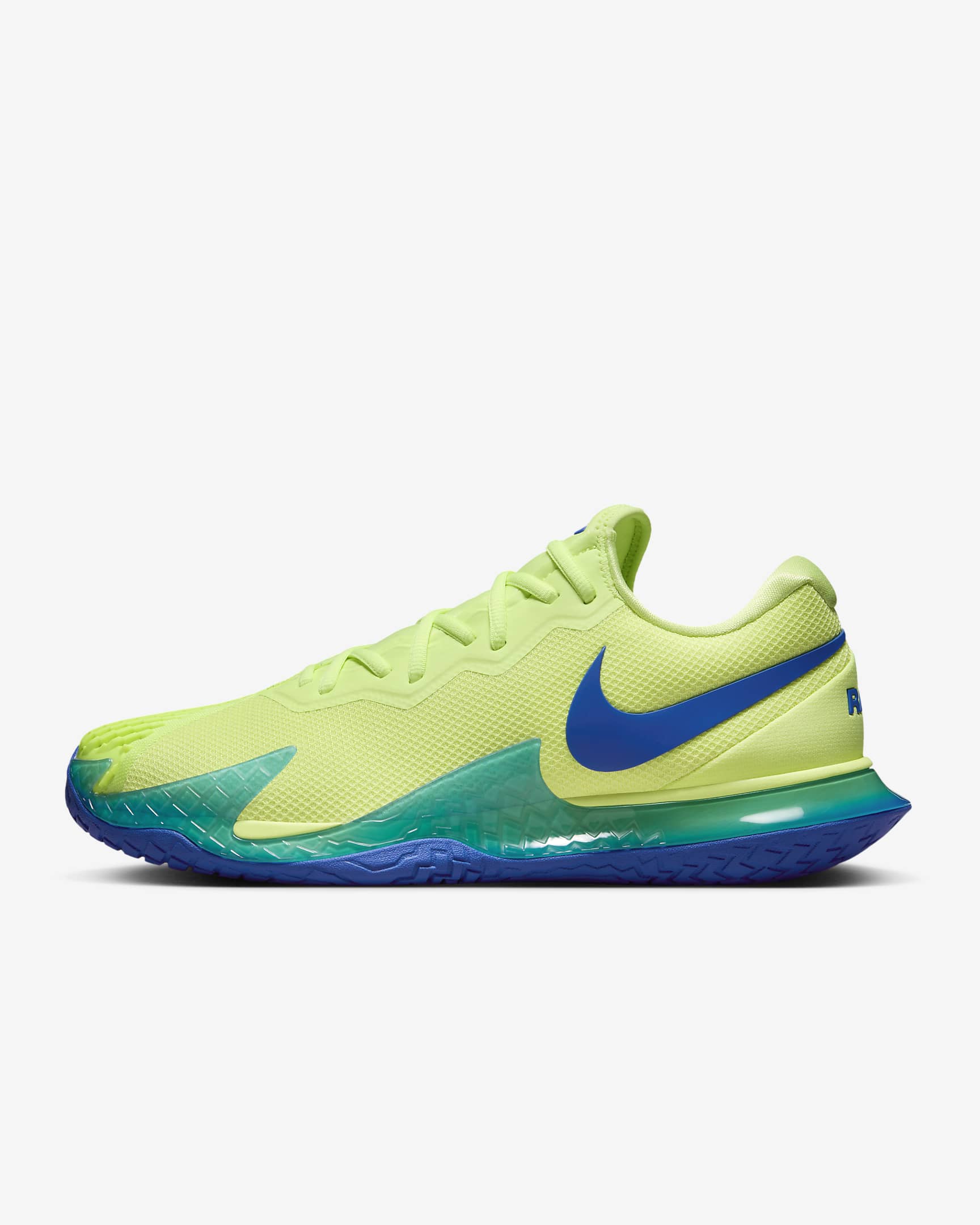 Nikecourt Zoom Vapor Cage 4 Rafa Light Lemon Twist/Light Photo Blue/Game Royal DD1579-700