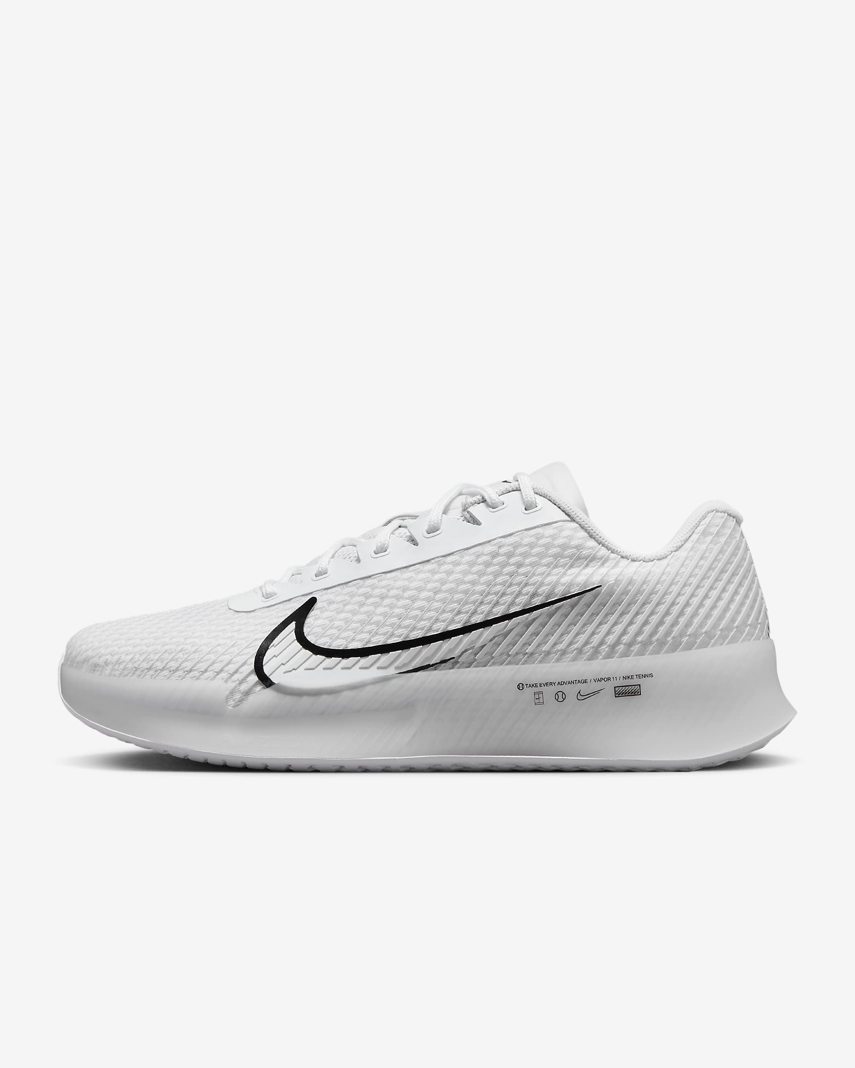 Nikecourt Air Zoom Vapor 11 White/Summit White/Black DR6966-101