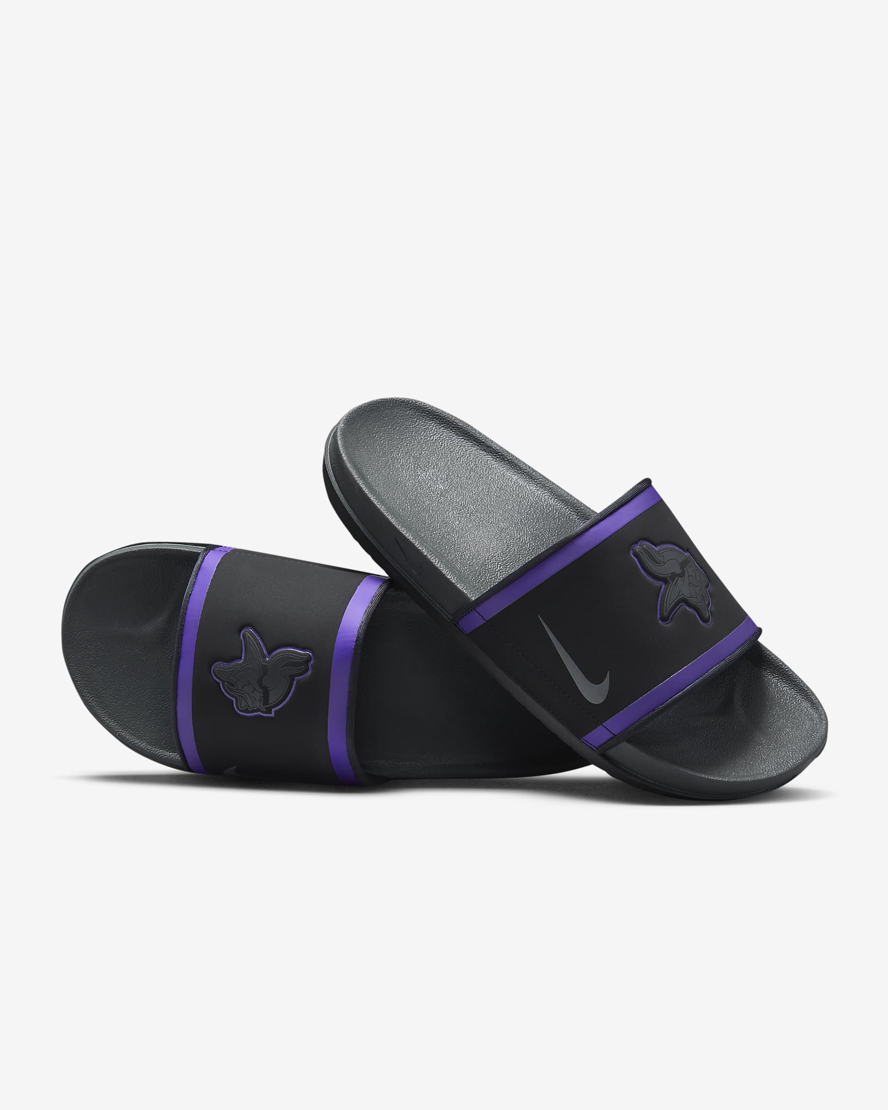 Nike Offcourt (nfl Minnesota Vikings) Black/Court Purple/University Gold/Anthracite DD0554-001