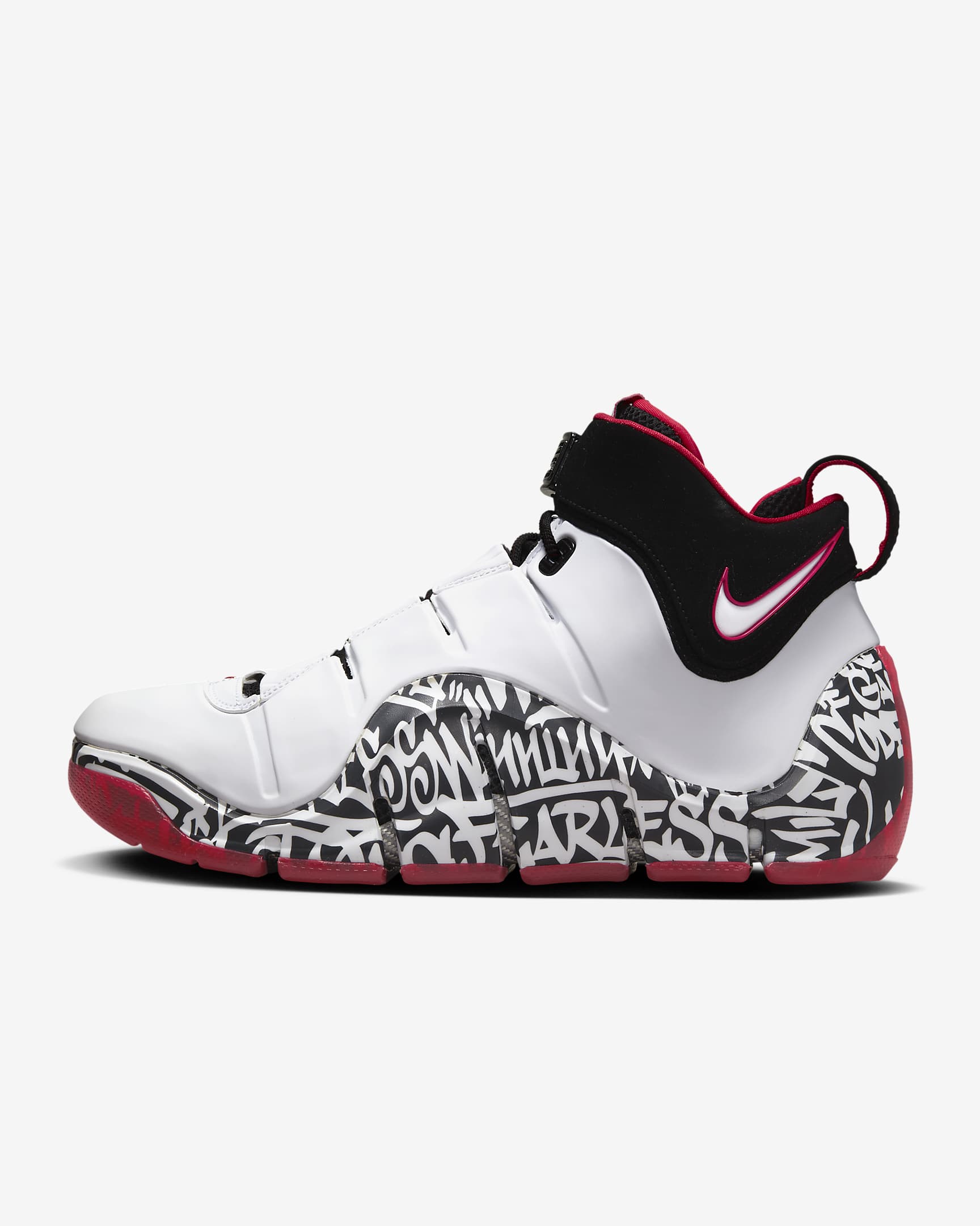 Nike Zoom Lebron 4 White/Black/University Red/White DJ4888-100