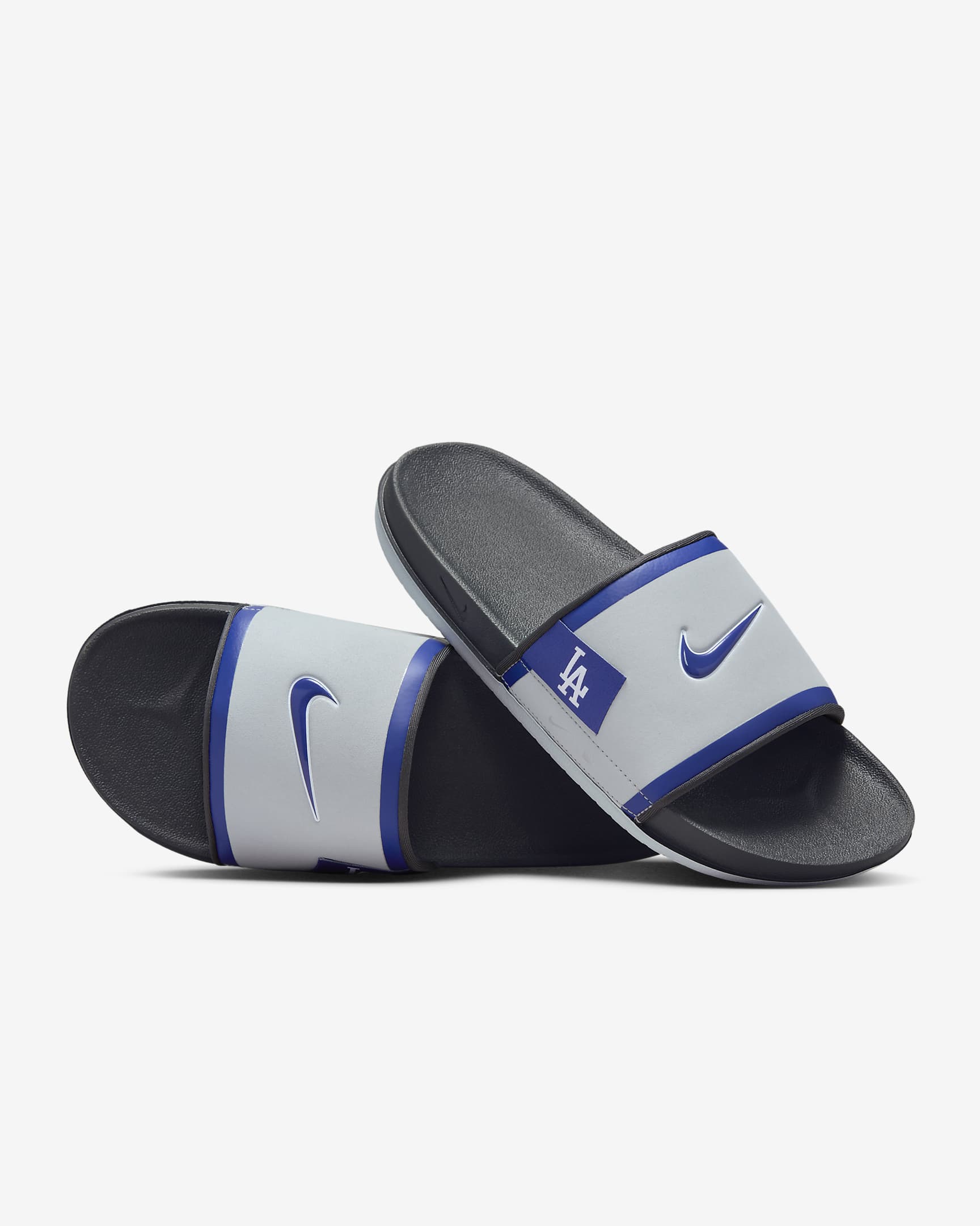 Nike Offcourt (los Angeles Dodgers) Wolf Grey/Dark Smoke Grey/Deep Royal Blue FN3360-001