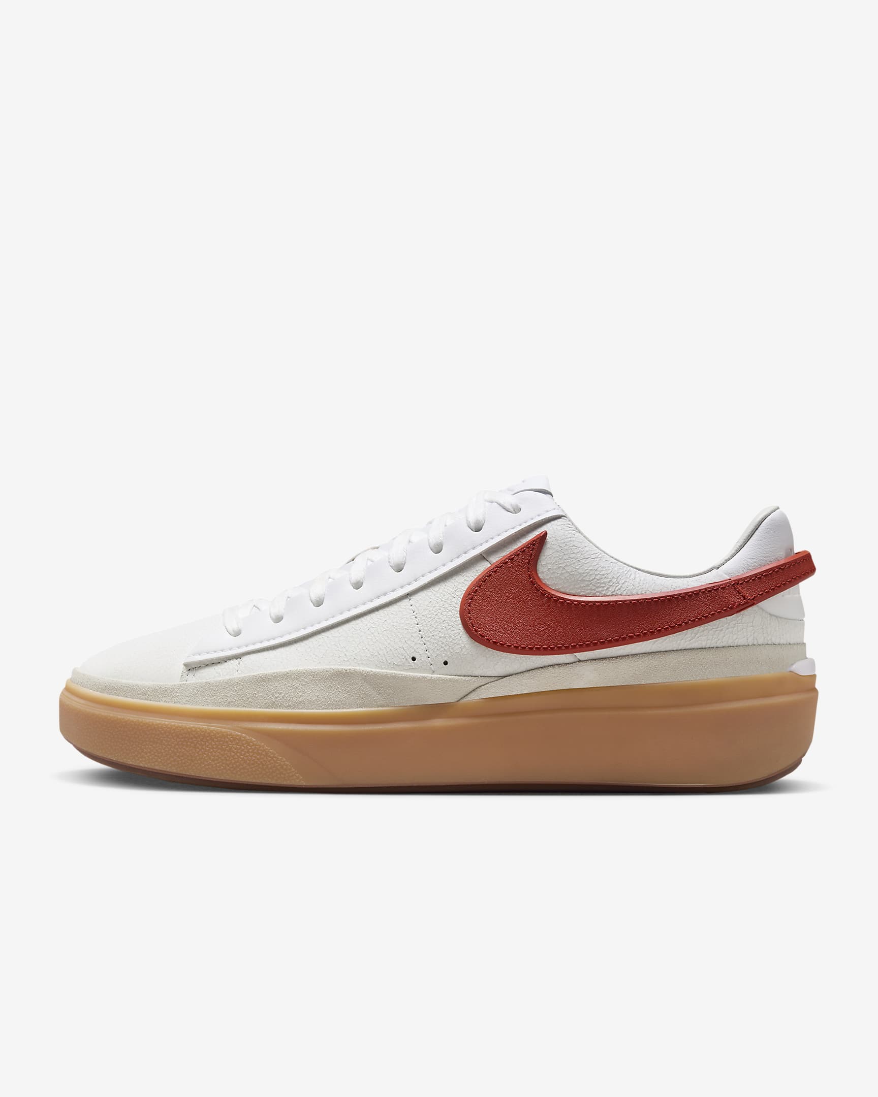 Nike Blazer Phantom Low White/Summit White/Gum Yellow/Dragon Red FN5820-100