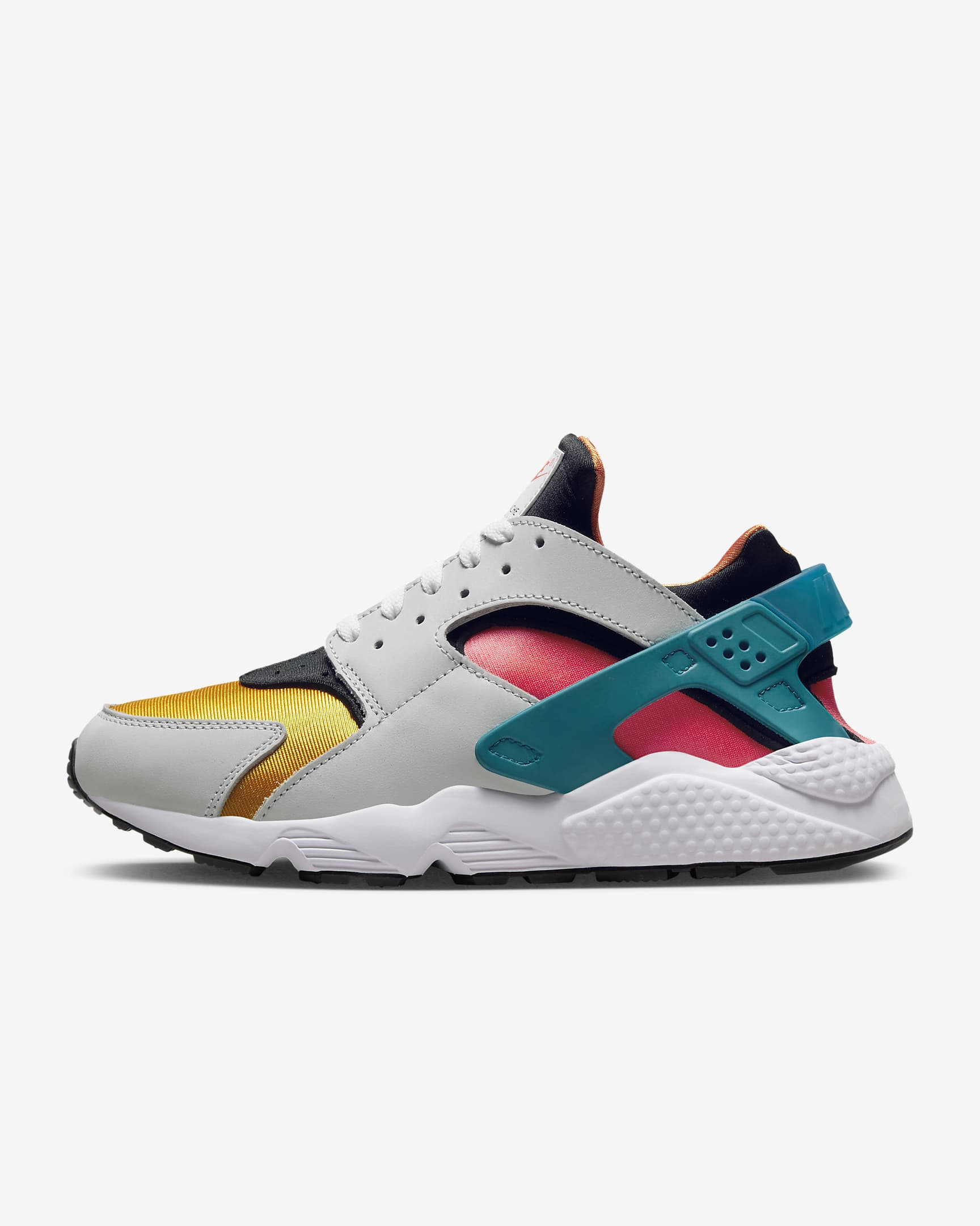 Nike Air Huarache Pure Platinum/Bright Spruce/Black/Bright Crimson DZ4859-001