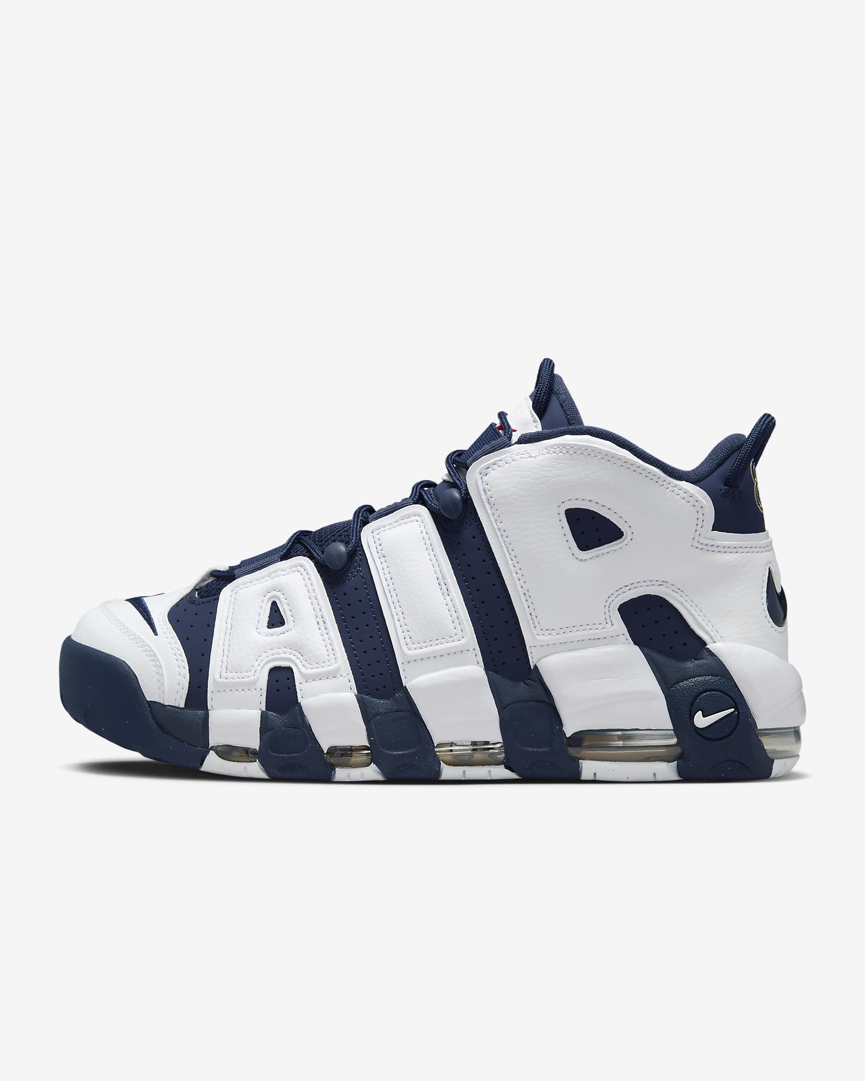 Nike Air More Uptempo 96 White/Metallic Gold/University Red/Midnight Navy FQ8182-100