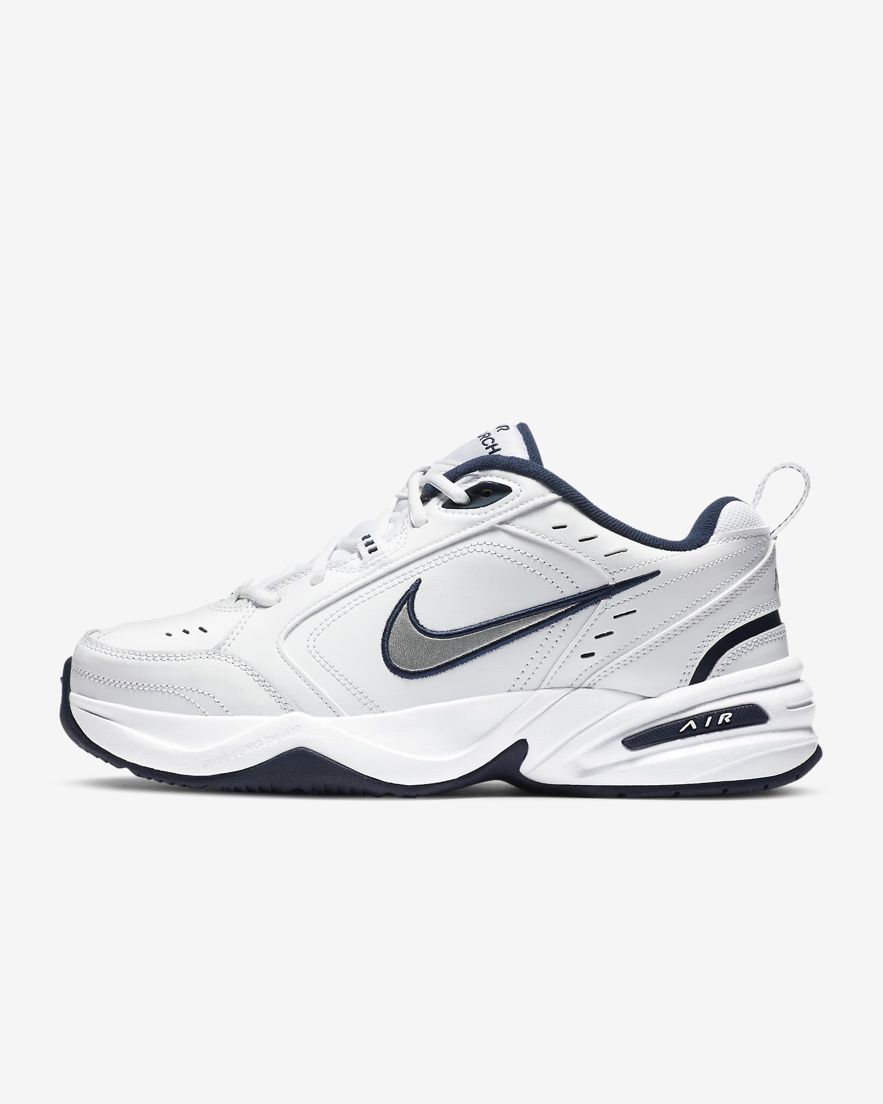 Nike Air Monarch Iv White/Metallic Silver 415445-102