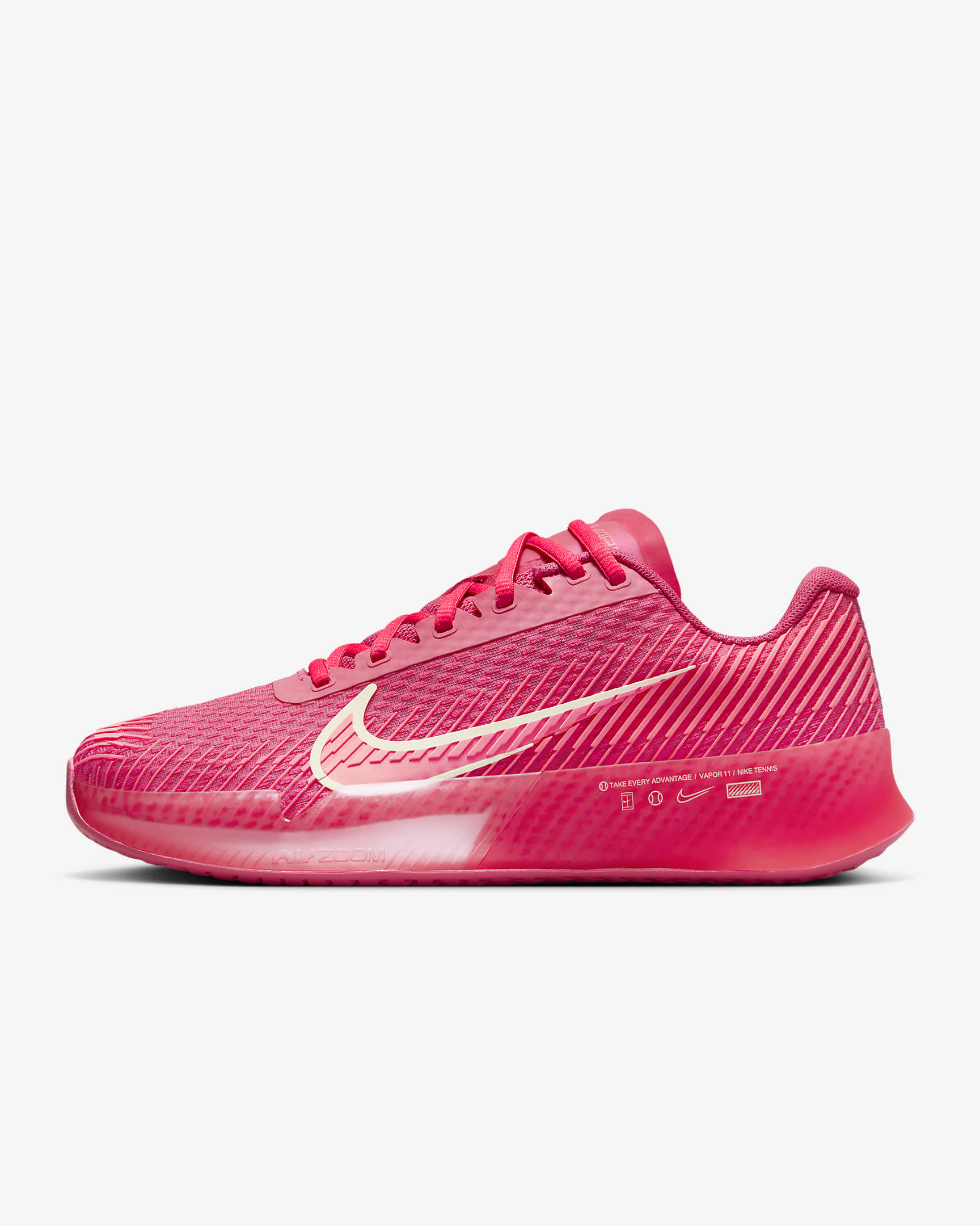 Nikecourt Air Zoom Vapor 11 Aster Pink/Hot Punch/White/Crimson Tint DR6965-600