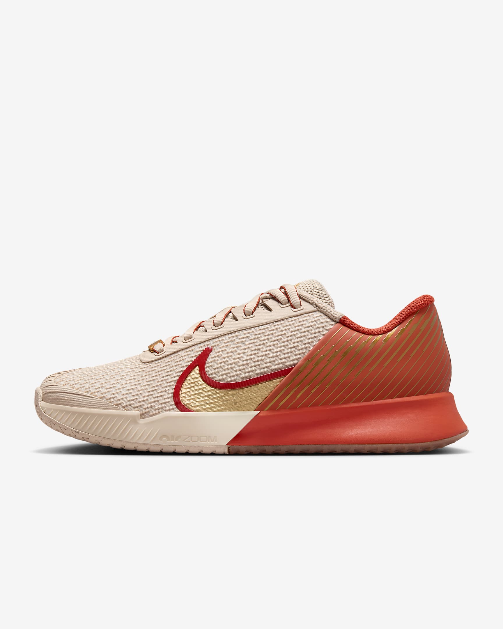 Nikecourt Air Zoom Vapor Pro 2 Premium Sanddrift/Gum Medium Brown/Metallic Gold FB7054-105