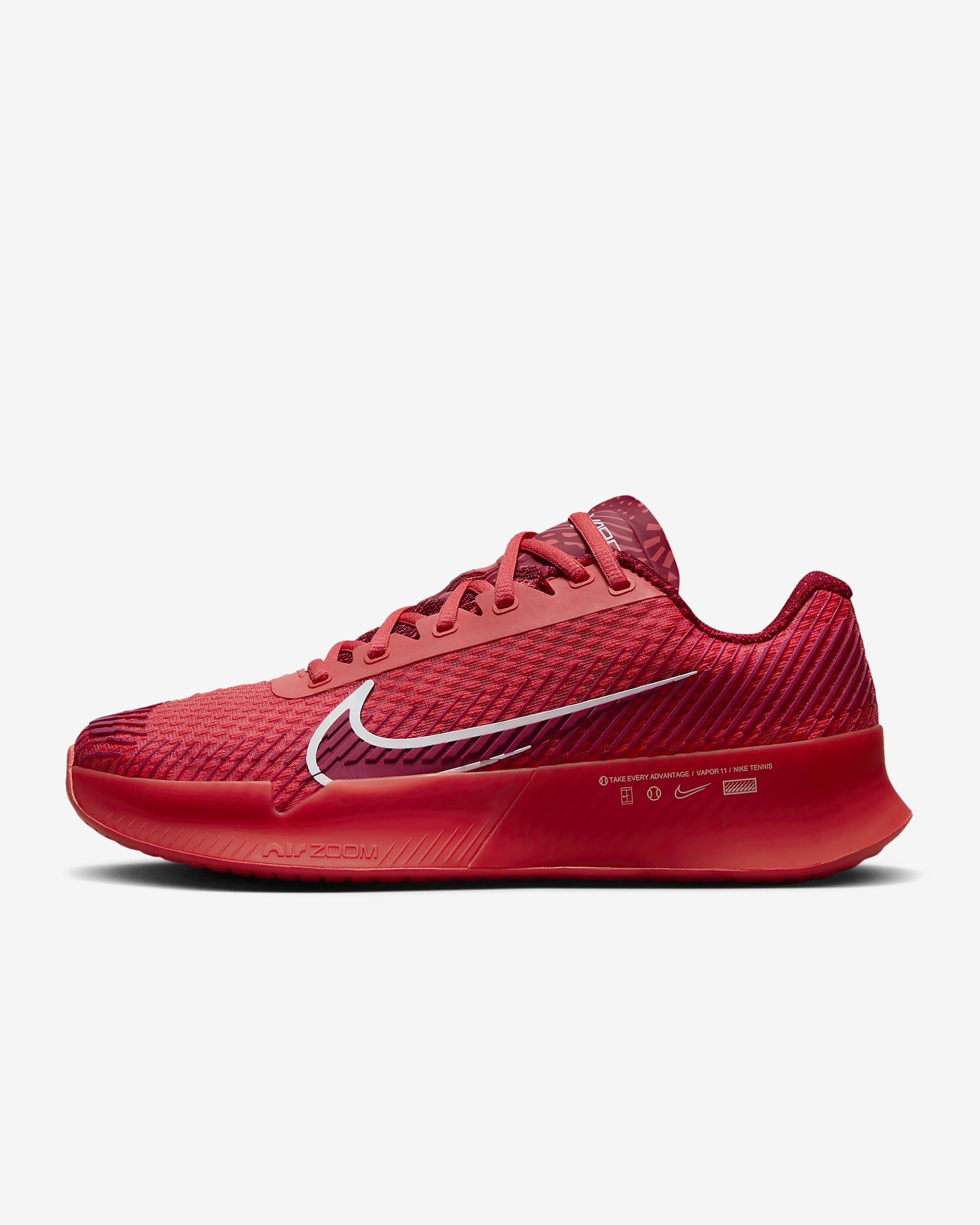 Nikecourt Air Zoom Vapor 11 Ember Glow/Noble Red/White DR6965-800