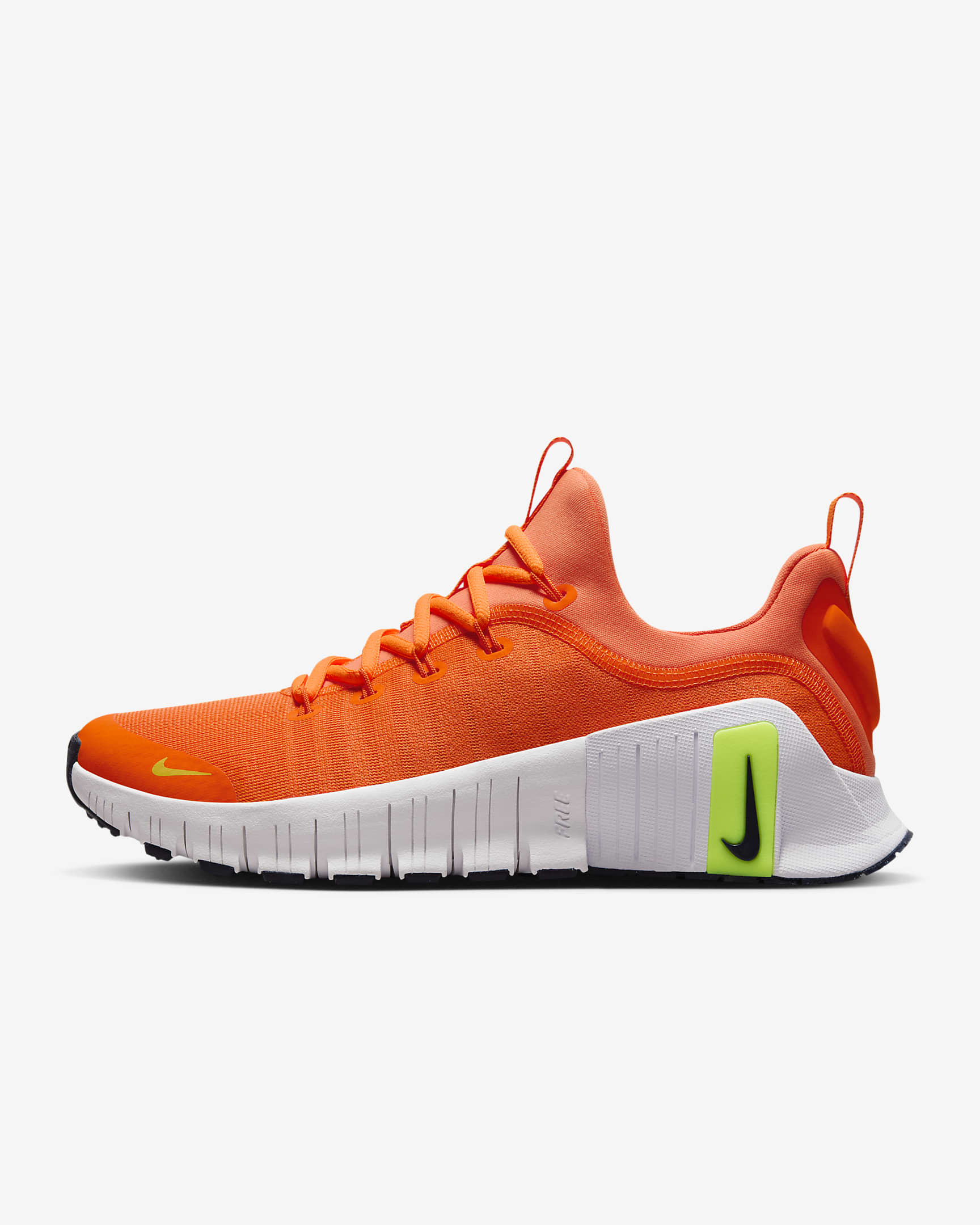 Nike Free Metcon 6 Total Orange/Football Grey/Volt/Obsidian FJ7126-800