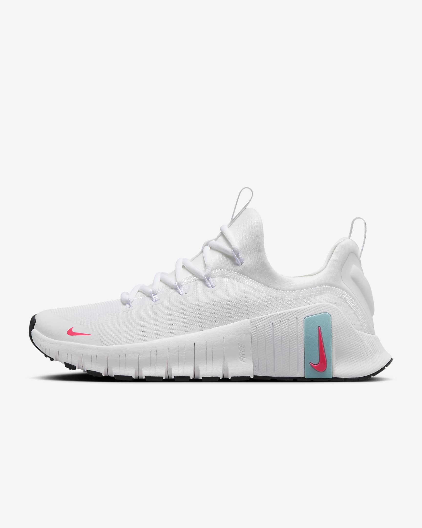 Nike Free Metcon 6 White/Denim Turquoise/Black/Hot Punch FJ7126-102