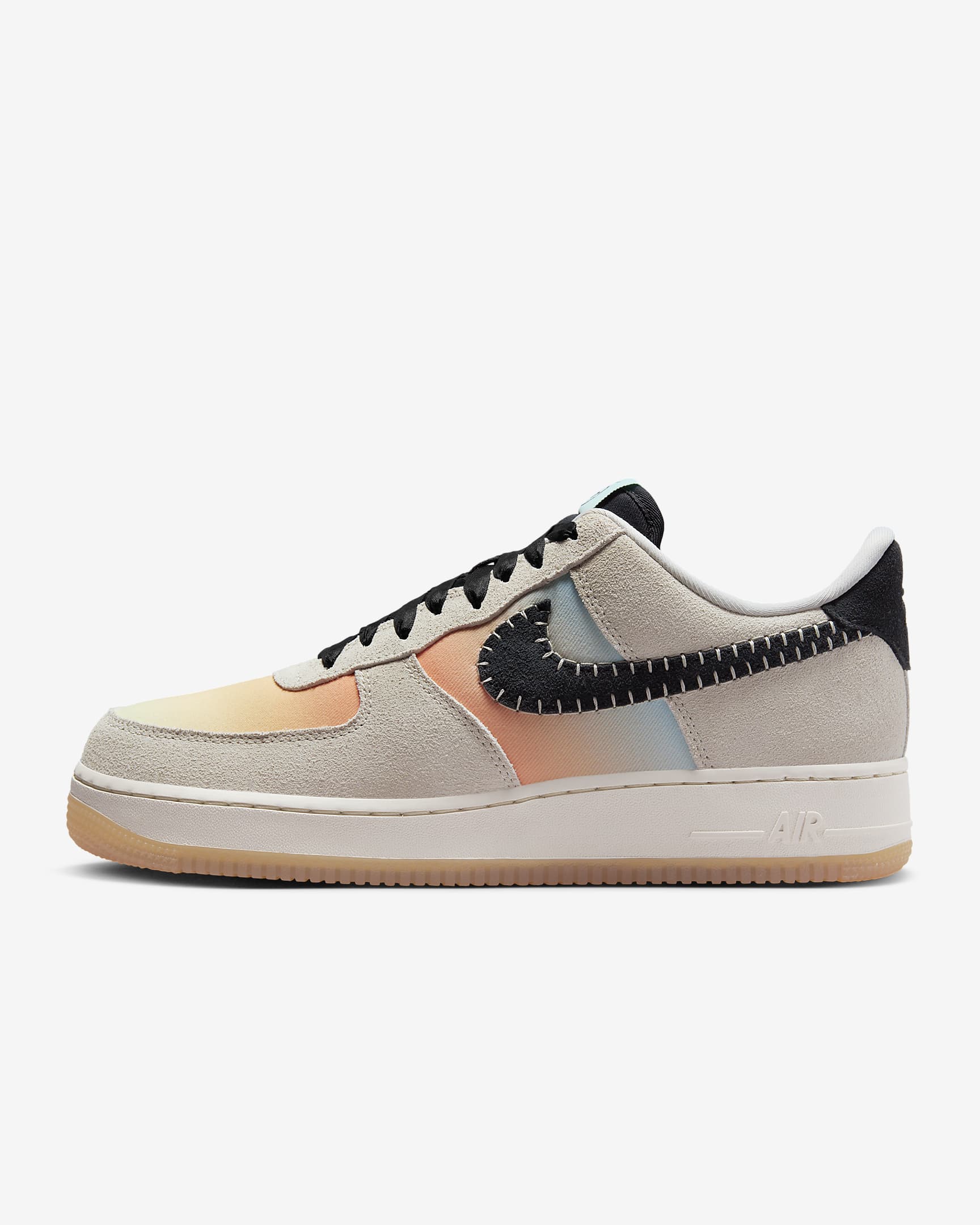 Nike Air Force 1 07 N7 Light Bone/Citron Tint/Fuel Orange/Black FZ3609-072