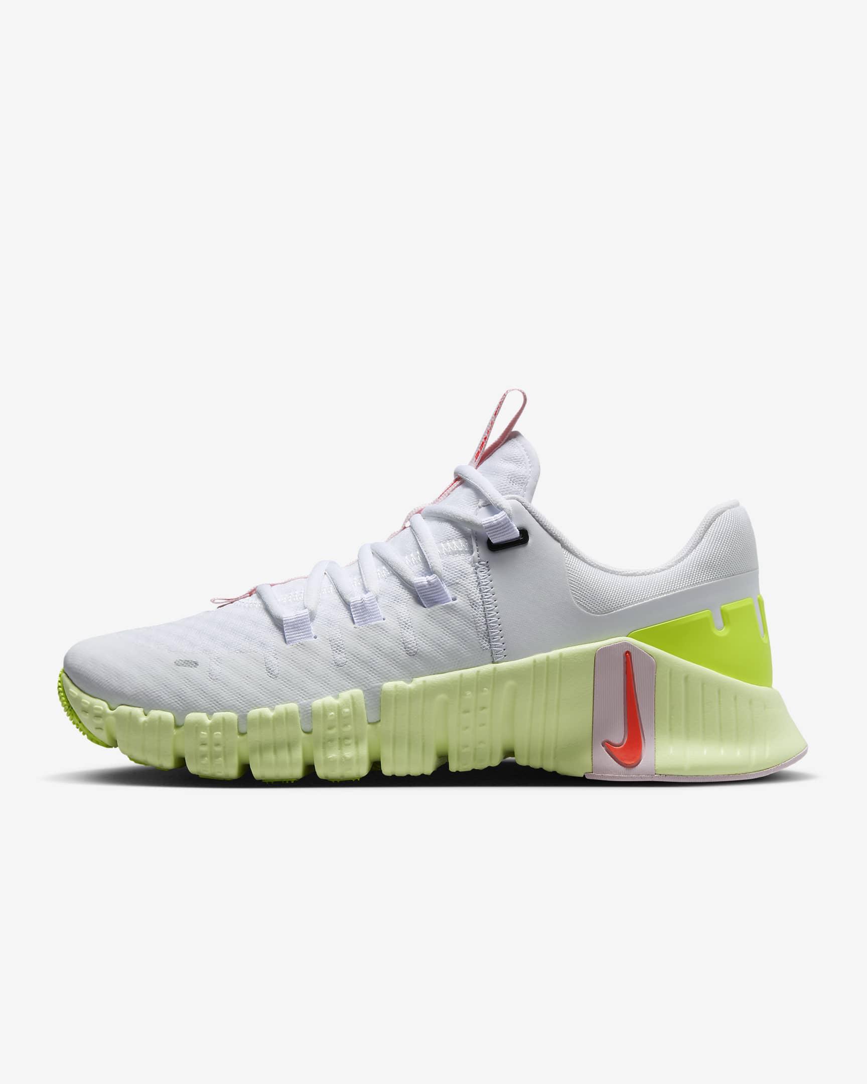 Nike Free Metcon 5 White/Barely Volt/Pink Foam/Bright Crimson DV3950-104