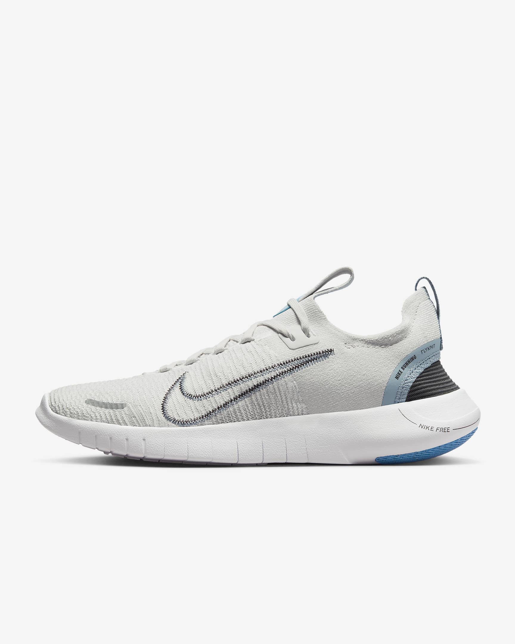 Nike Free Rn Nn Platinum Tint/Light Armory Blue/White/Iron Grey DX6482-007