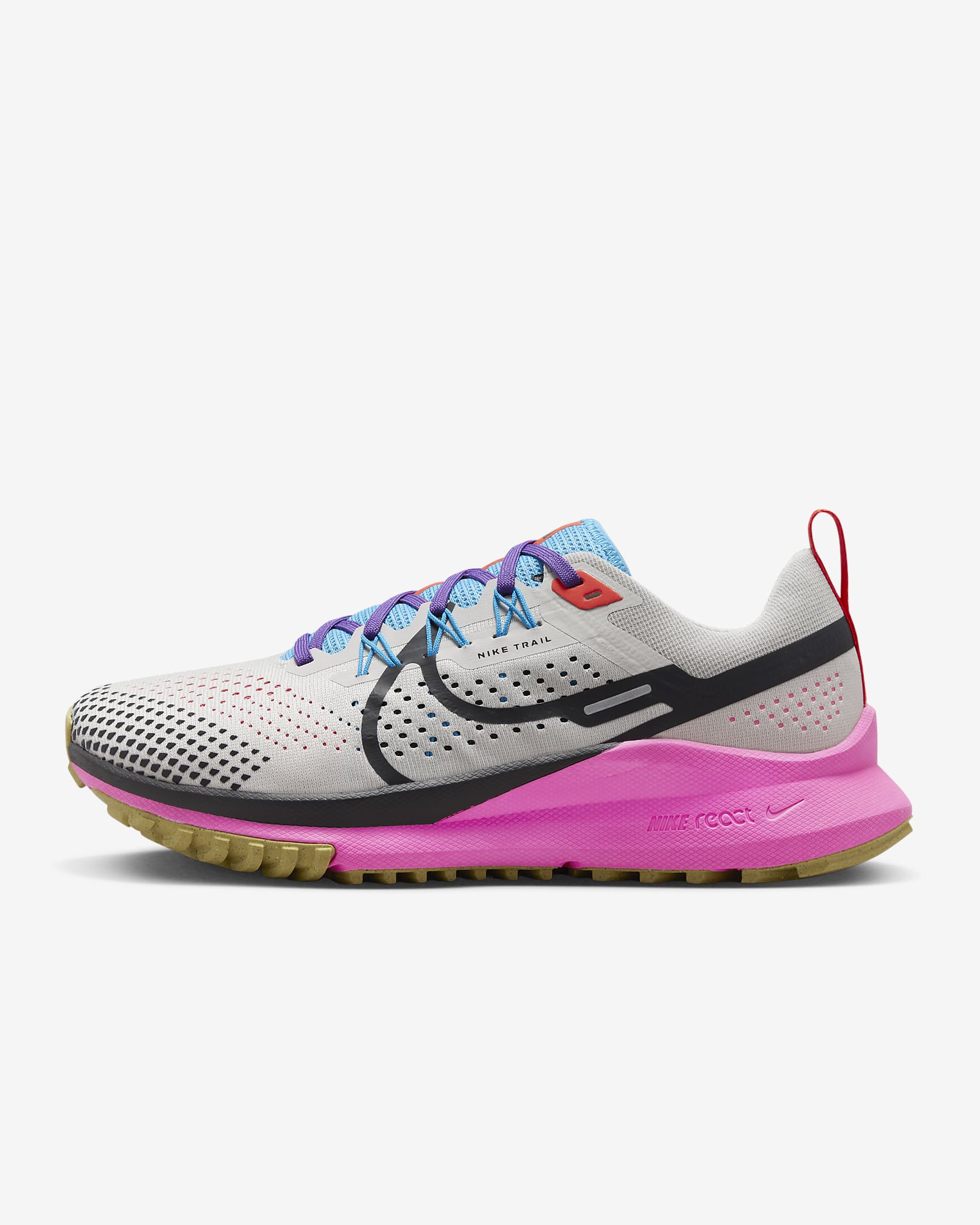 Nike Pegasus Trail 4 Light Orewood Brown/Blue Lightning/Pink Spell/Dark Smoke Grey FD0876-100