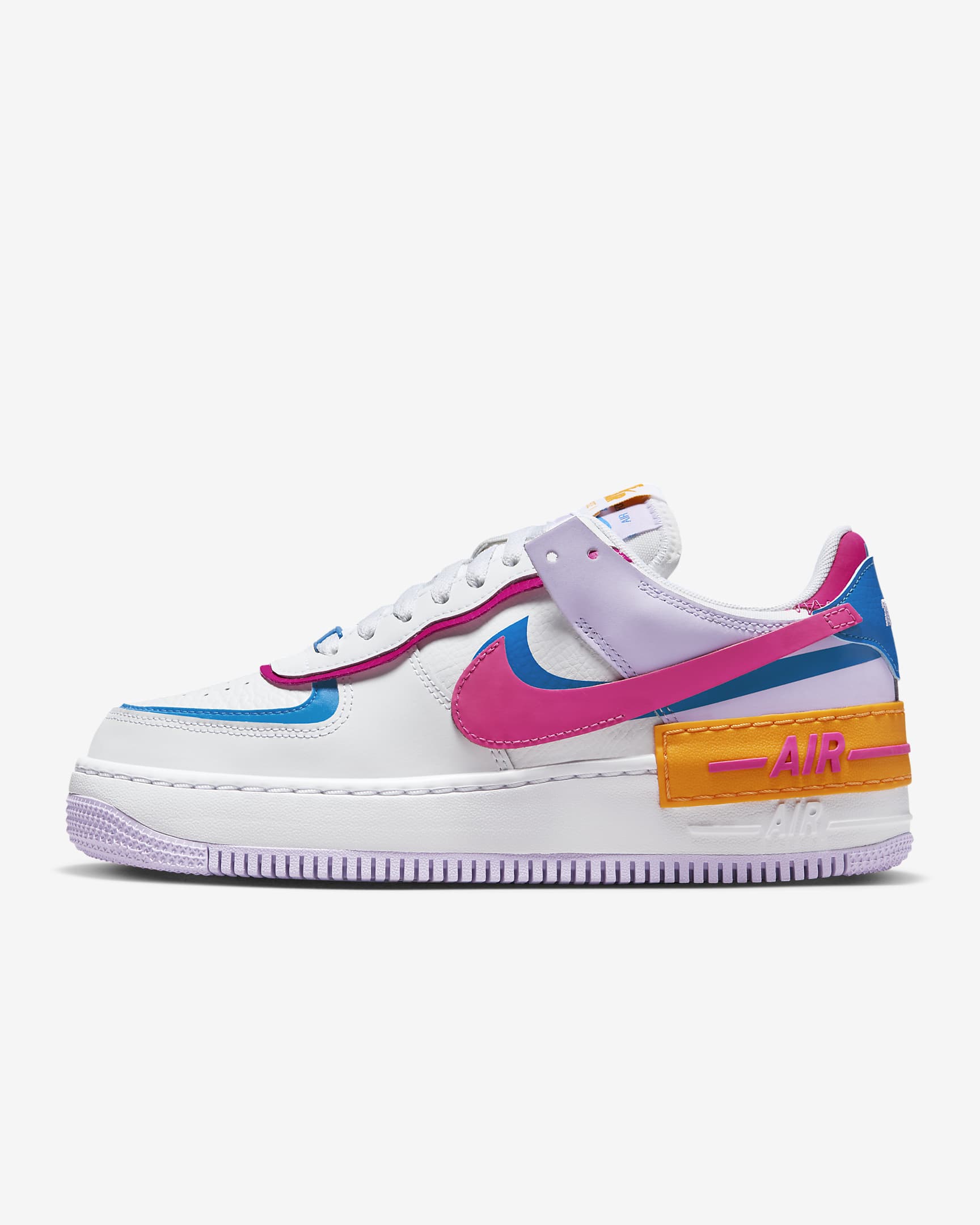 Nike Air Force 1 Shadow White/Photo Blue/Lilac Bloom/Alchemy Pink HF5064-100