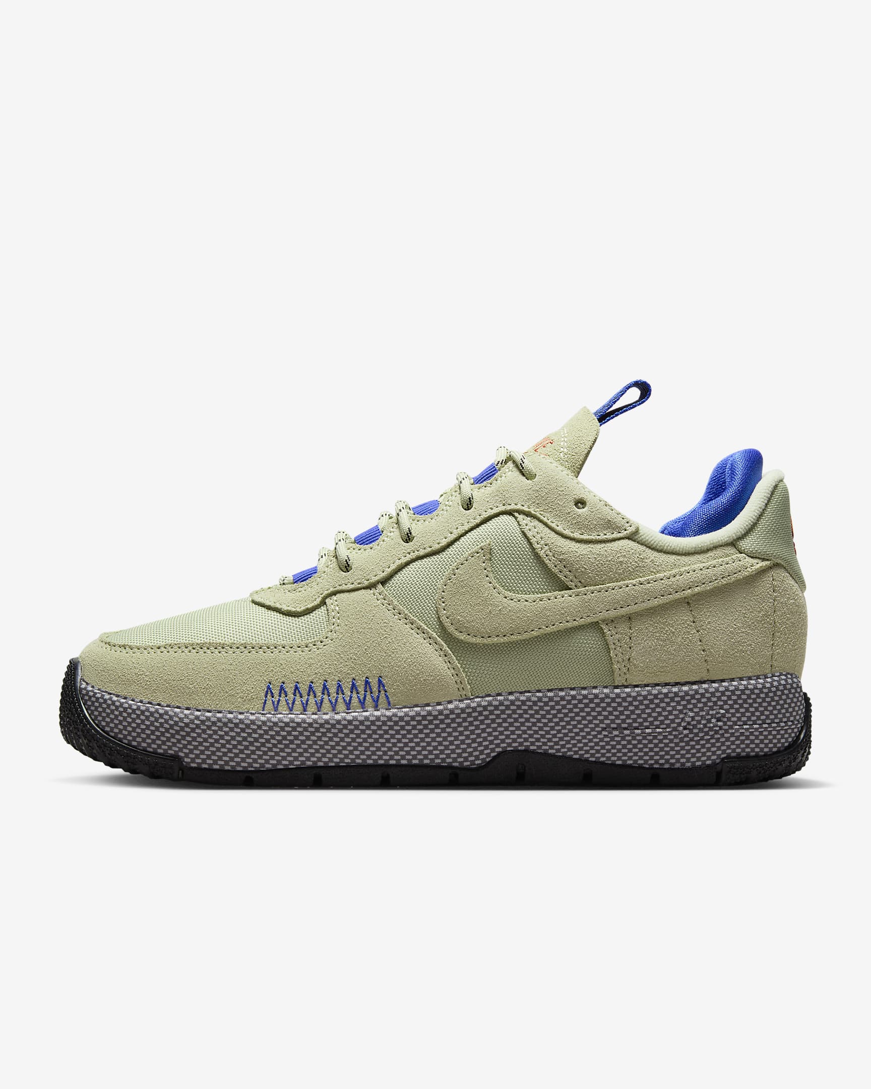 Nike Air Force 1 Wild Olive Aura/Aquarius Blue/Ashen Slate/Racer Blue FB2348-301