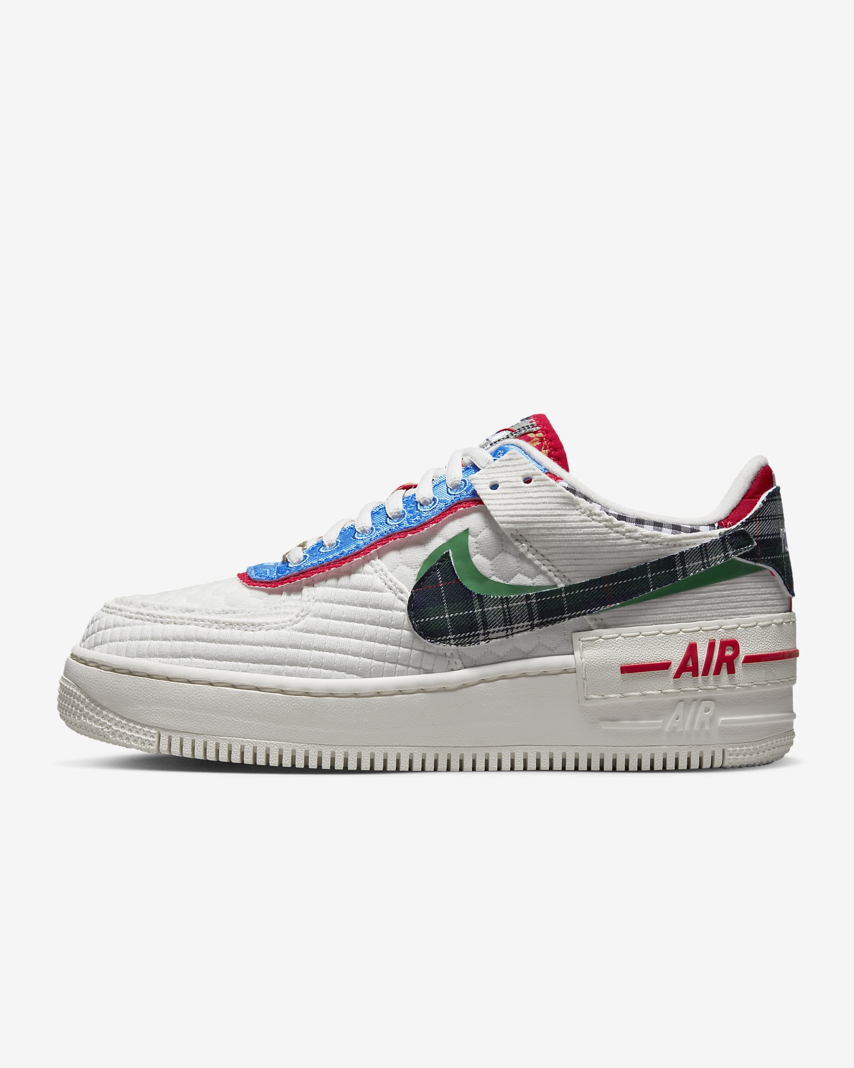 Nike Air Force 1 Shadow Sail/Classic Green/University Blue/Multi-Color DZ5193-100