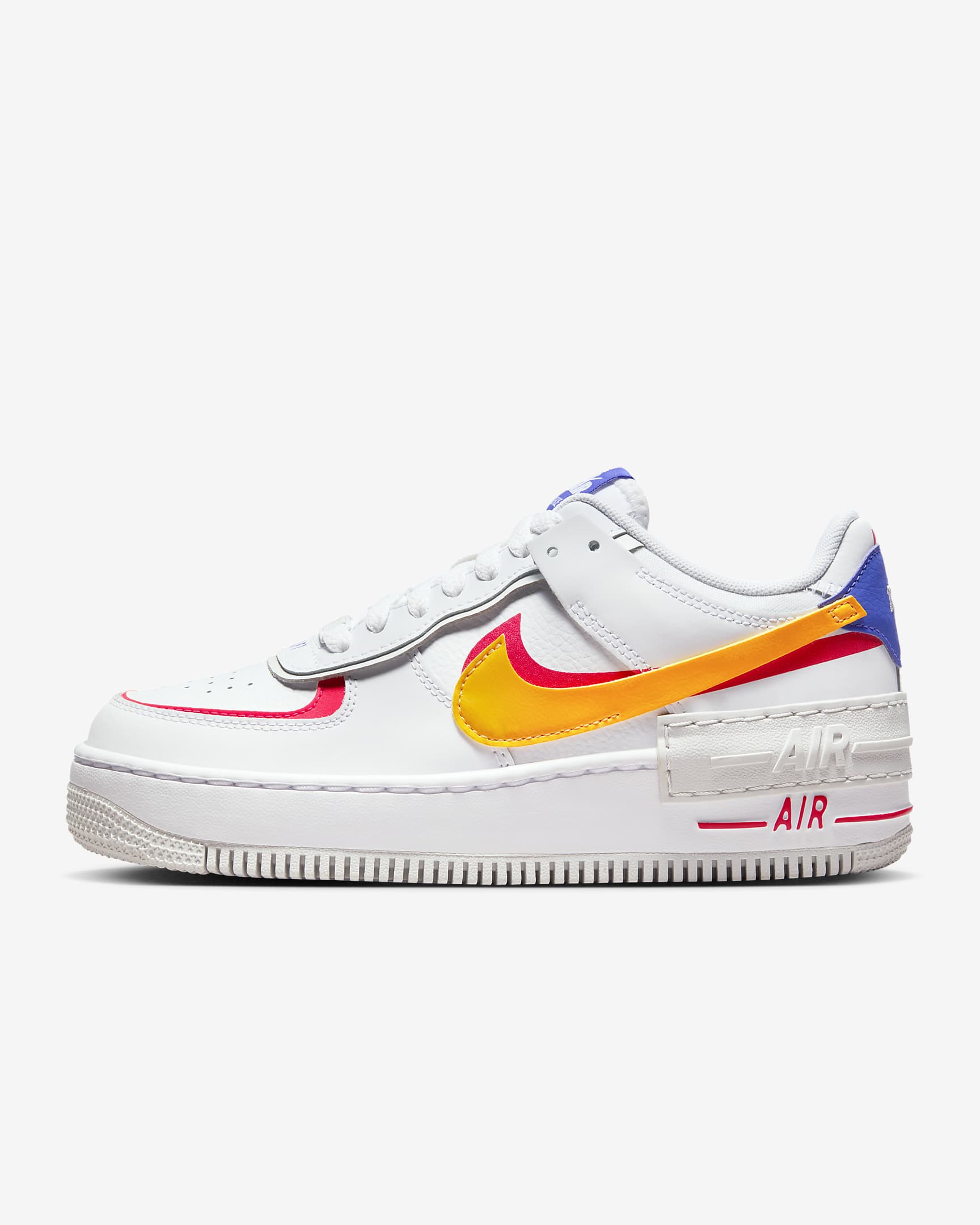 Nike Air Force 1 Shadow White/Siren Red/Photon Dust/Sundial DZ1847-100