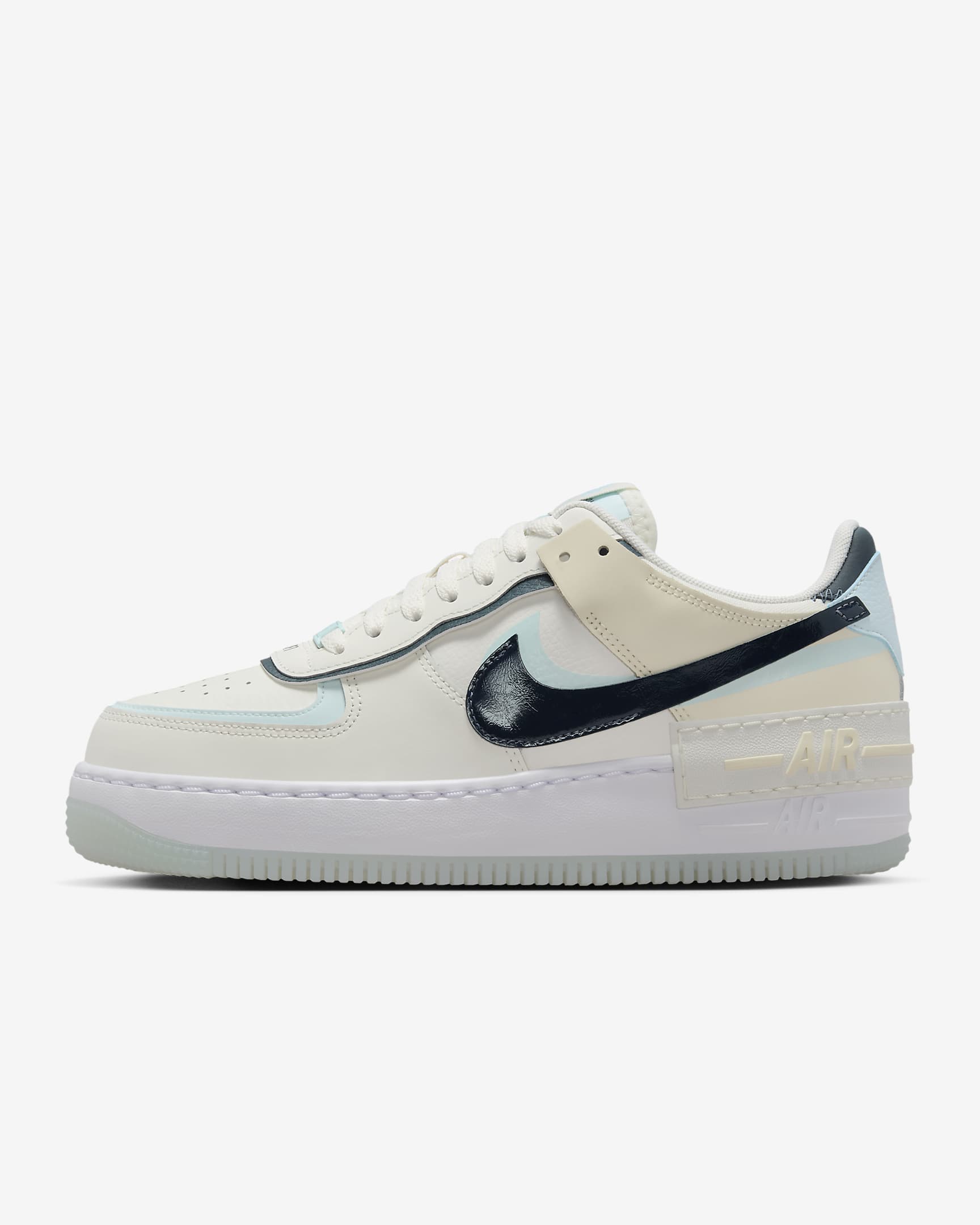 Nike Air Force 1 Shadow Sail/Glacier Blue/Coconut Milk/Armory Navy DZ1847-107