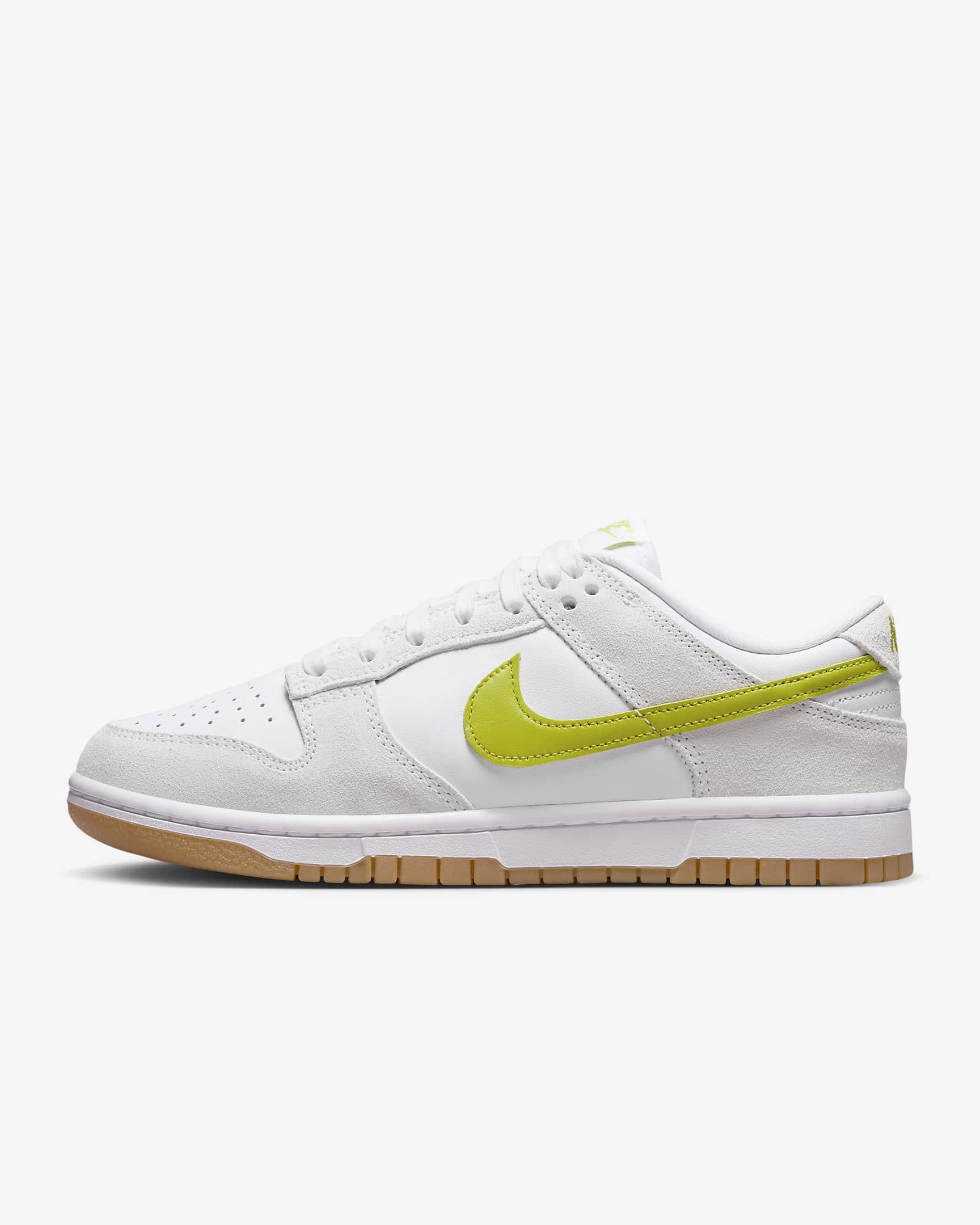 Nike Dunk Low White/Gum Yellow/Bright Cactus HJ7335-133