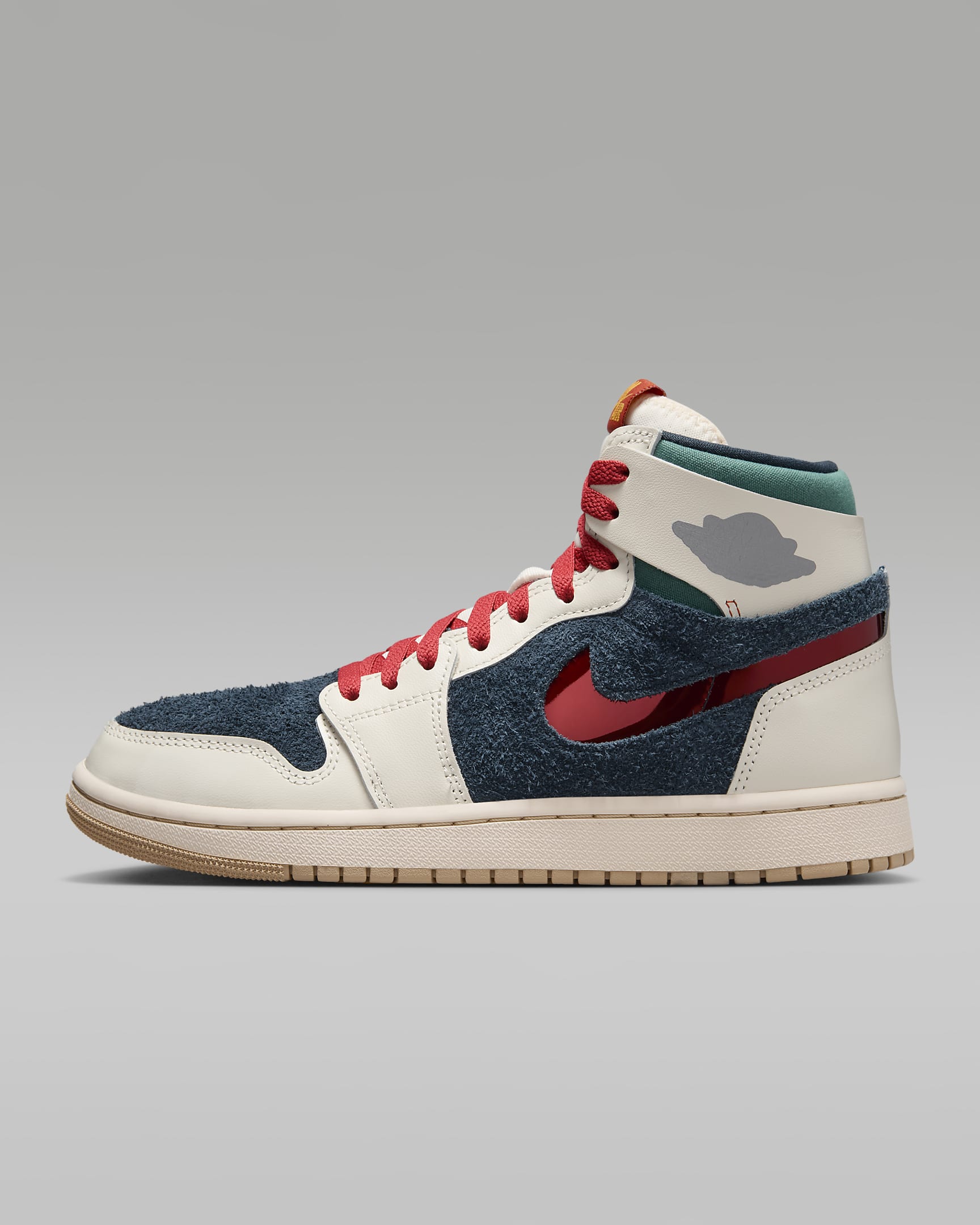 Air Jordan 1 Zoom Cmft 2 Se "yw" Pale Ivory/Armory Navy/University Gold/Dragon Red HJ9051-110