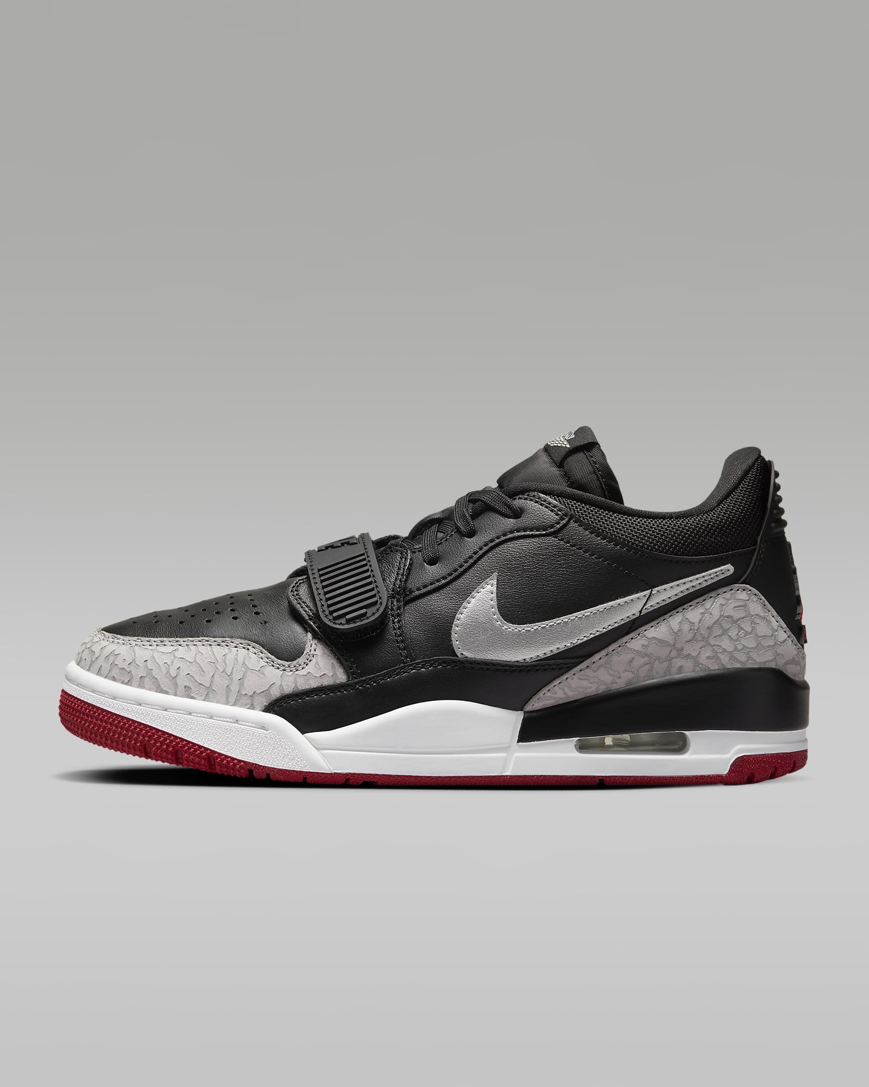 Air Jordan Legacy 312 Low Black/Gym Red/Cement Grey/Metallic Silver FQ7827-006