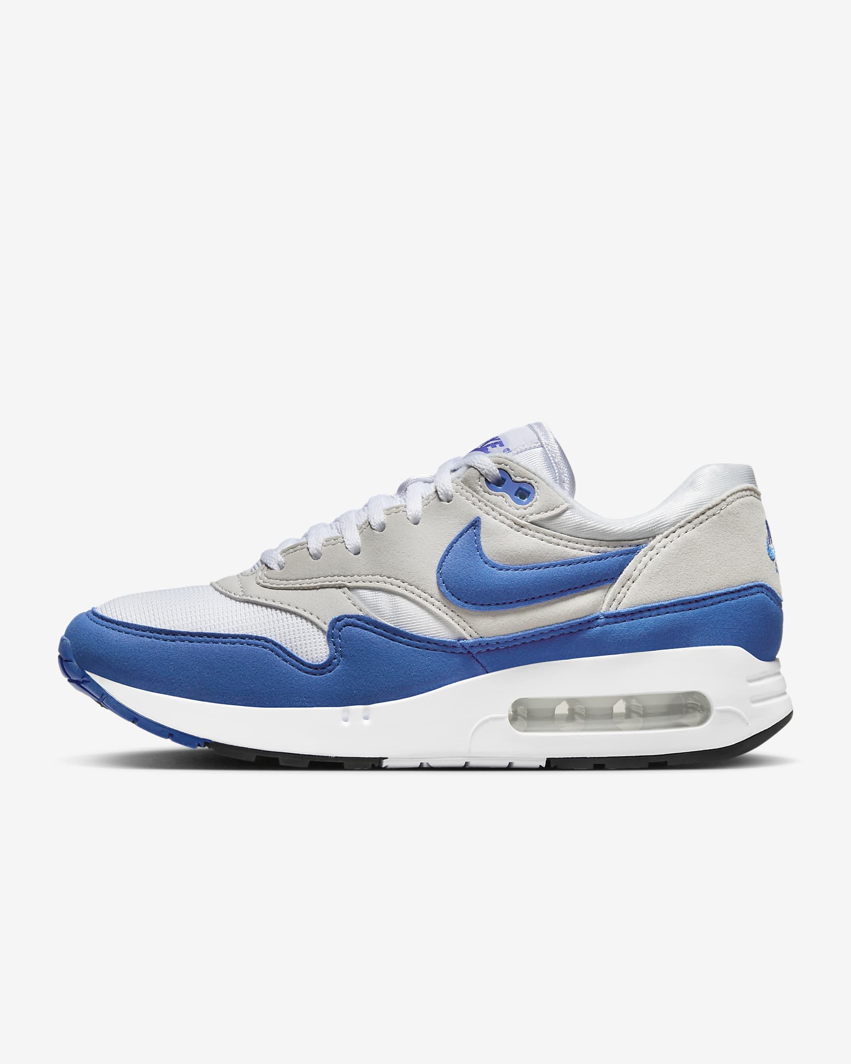 Nike Air Max 1 86 Premium White/Light Neutral Grey/Black/Royal Blue DO9844-101