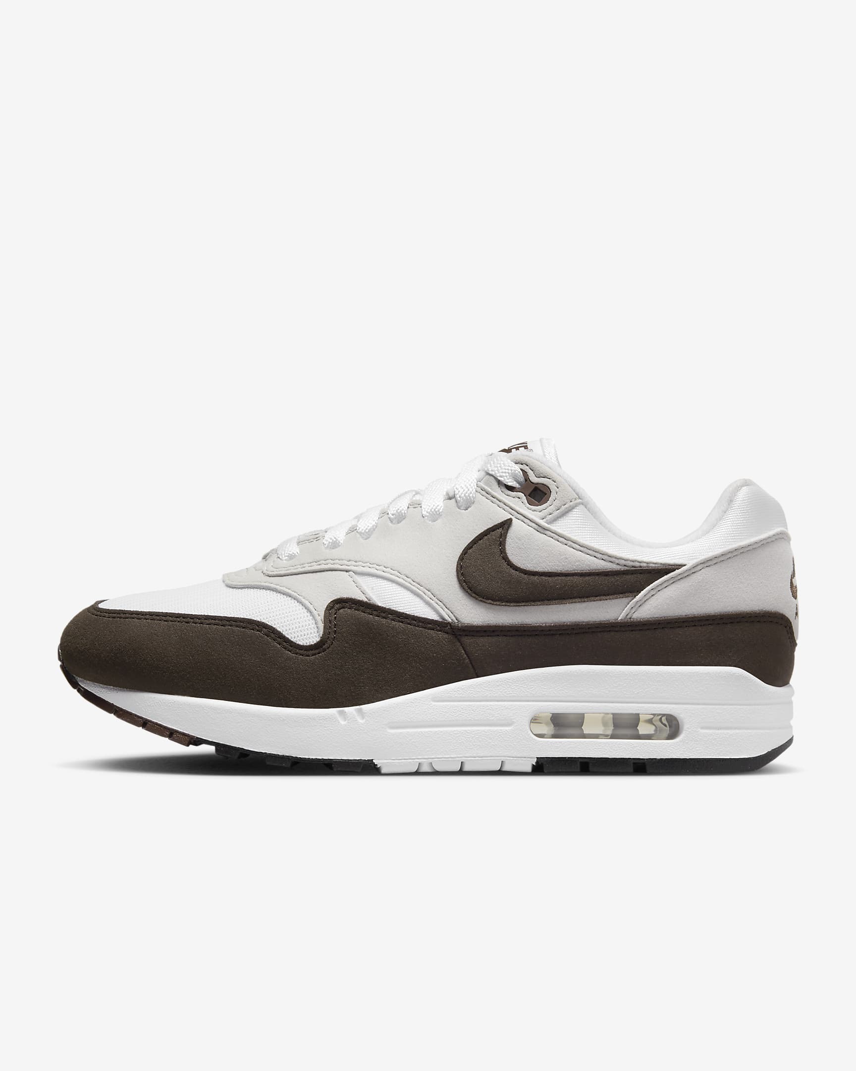 Nike Air Max 1 Neutral Grey/White/Black/Baroque Brown DZ2628-004