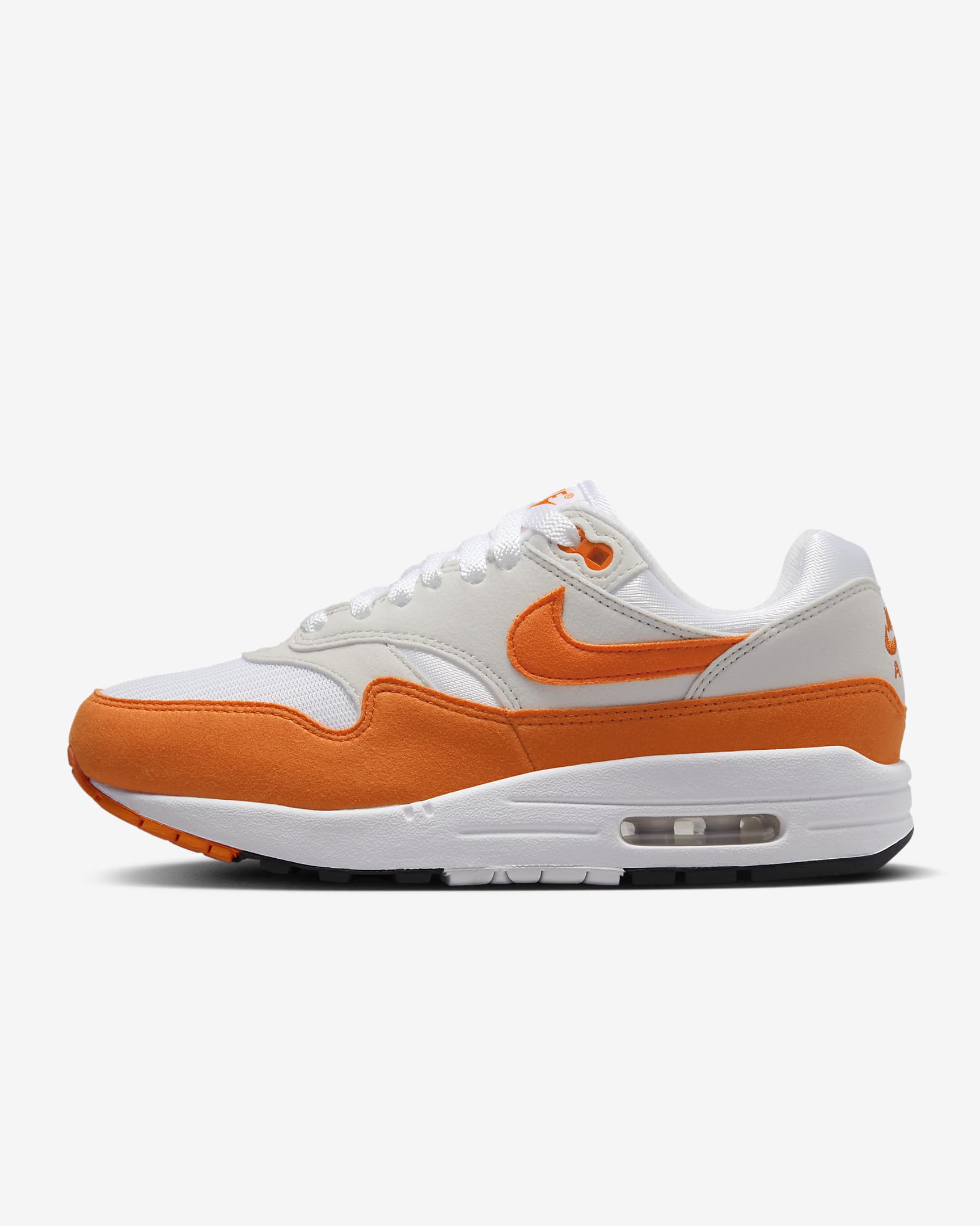 Nike Air Max 1 Neutral Grey/White/Black/Safety Orange DZ2628-002