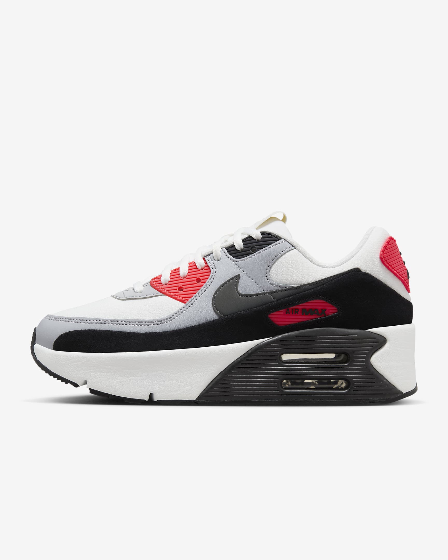 Nike Air Max 90 Lv8 Summit White/Black/Wolf Grey/Smoke Grey FD4328-101