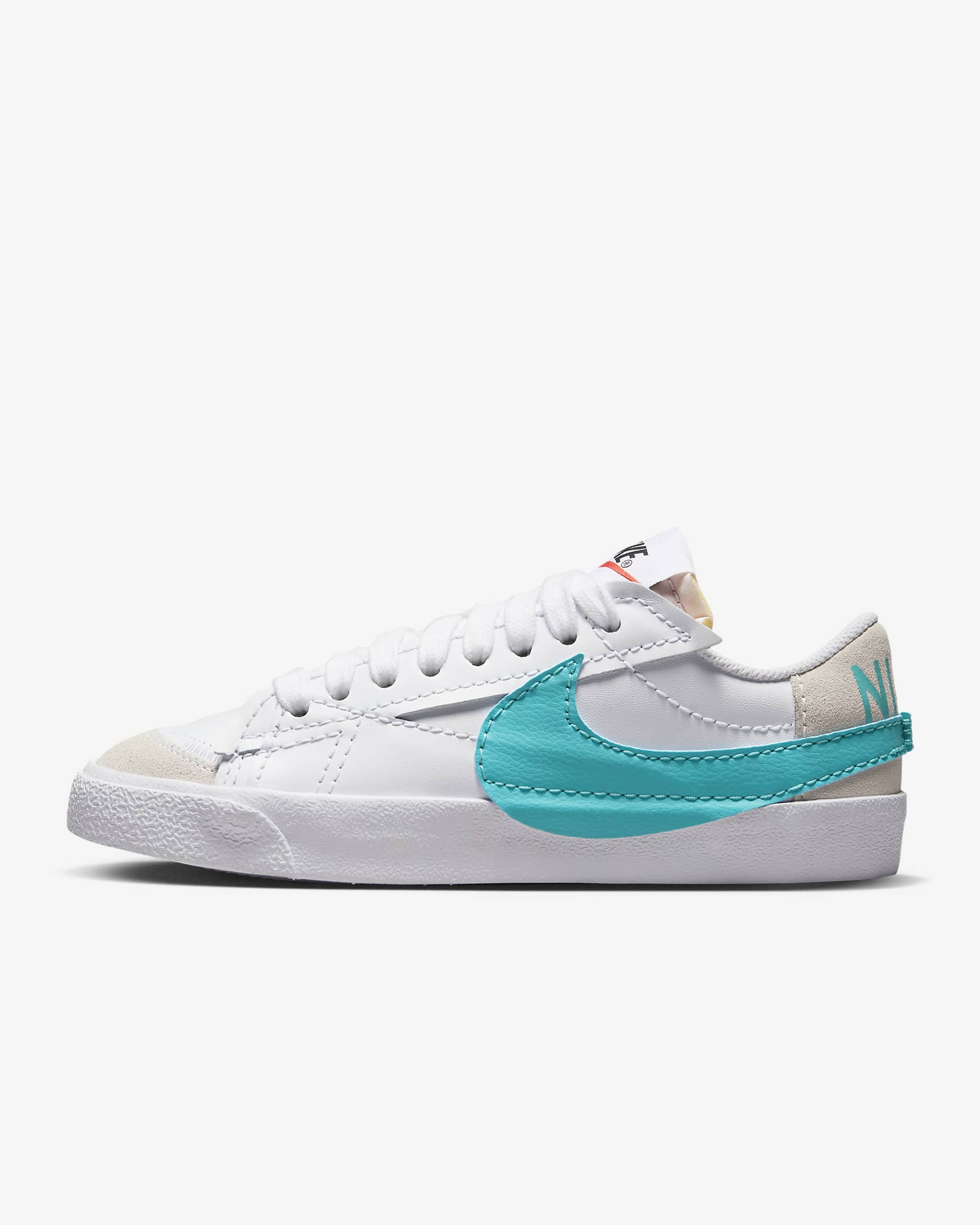 Nike Blazer Low 77 Jumbo White/Summit White/Team Orange/Dusty Cactus DQ1470-107