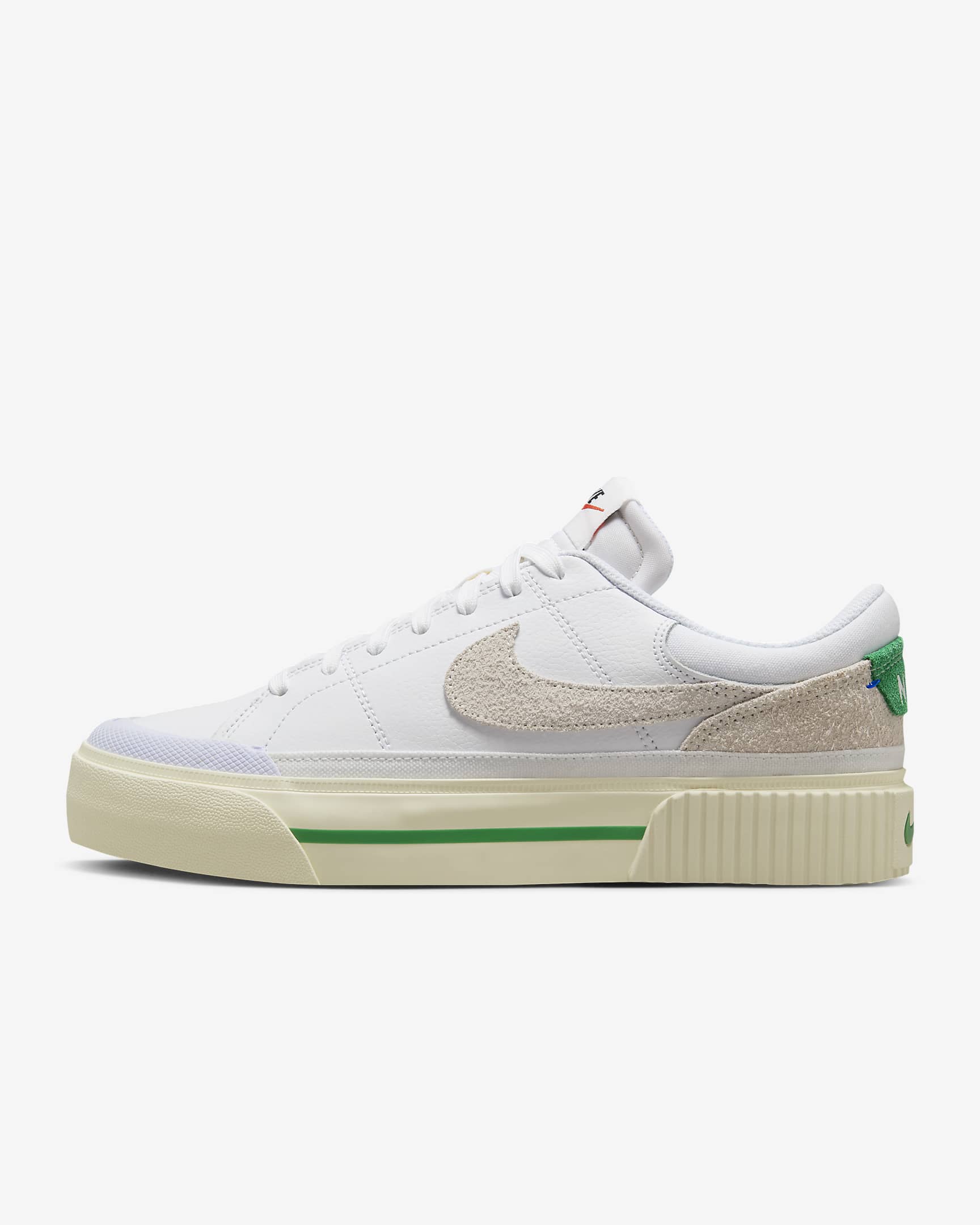 Nike Court Legacy Lift White/Coconut Milk/Stadium Green/Summit White FJ5483-100