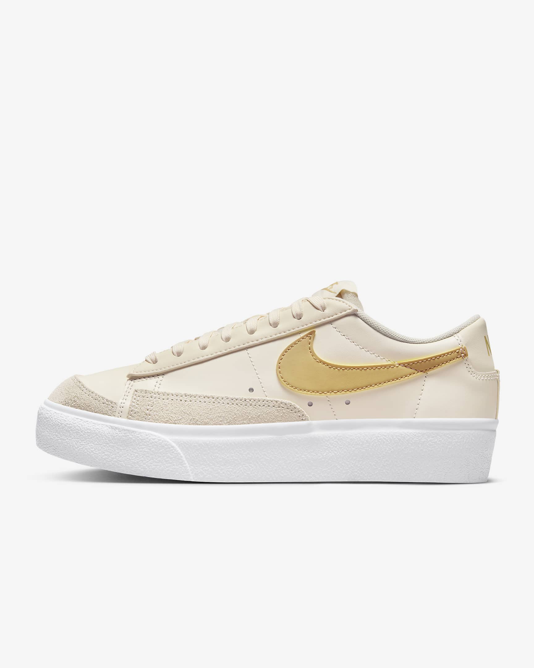 Nike Blazer Low Platform Pale Ivory/White/Saturn Gold DJ0292-113