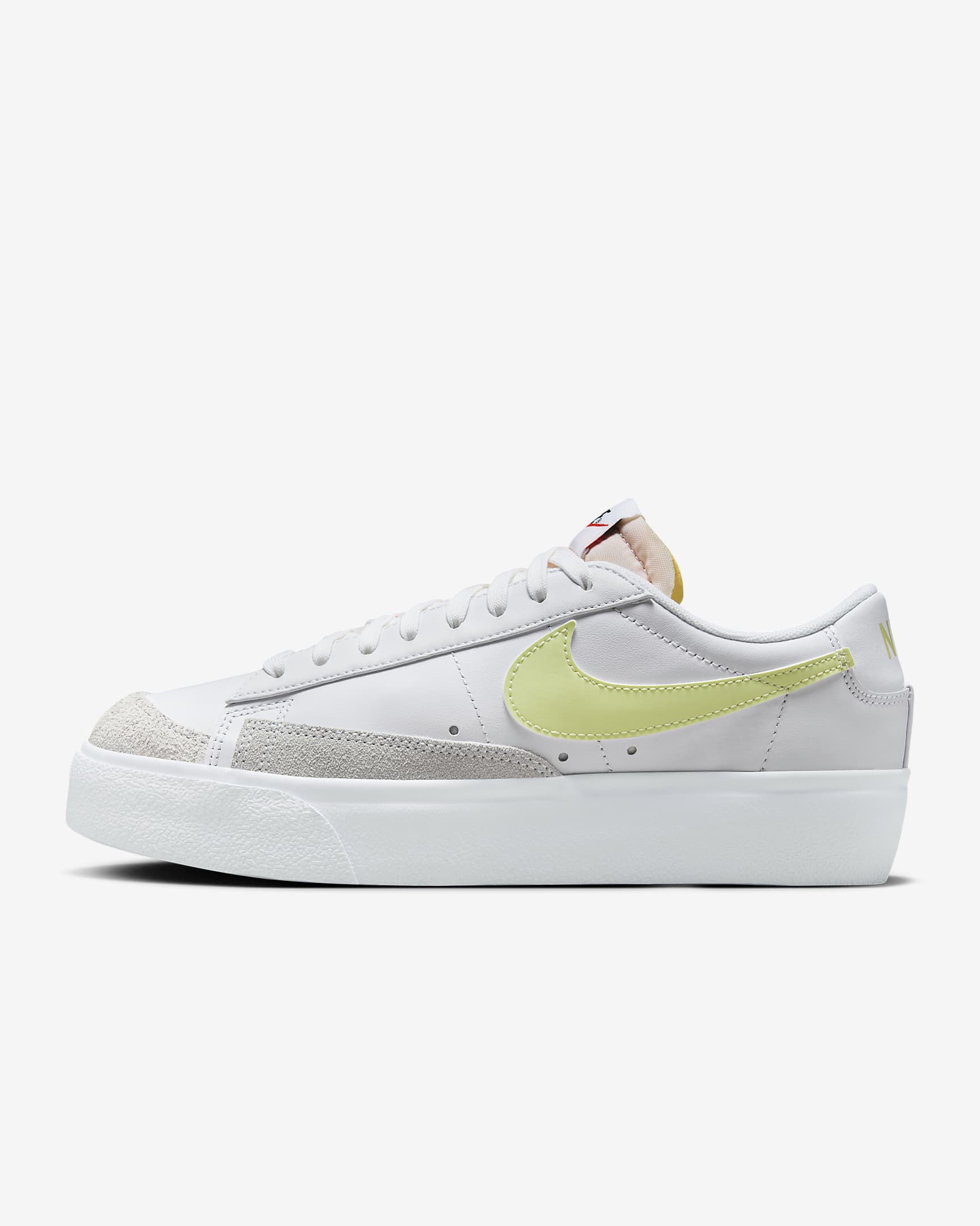 Nike Blazer Low Platform White/Team Orange/Black/Life Lime DJ0292-115