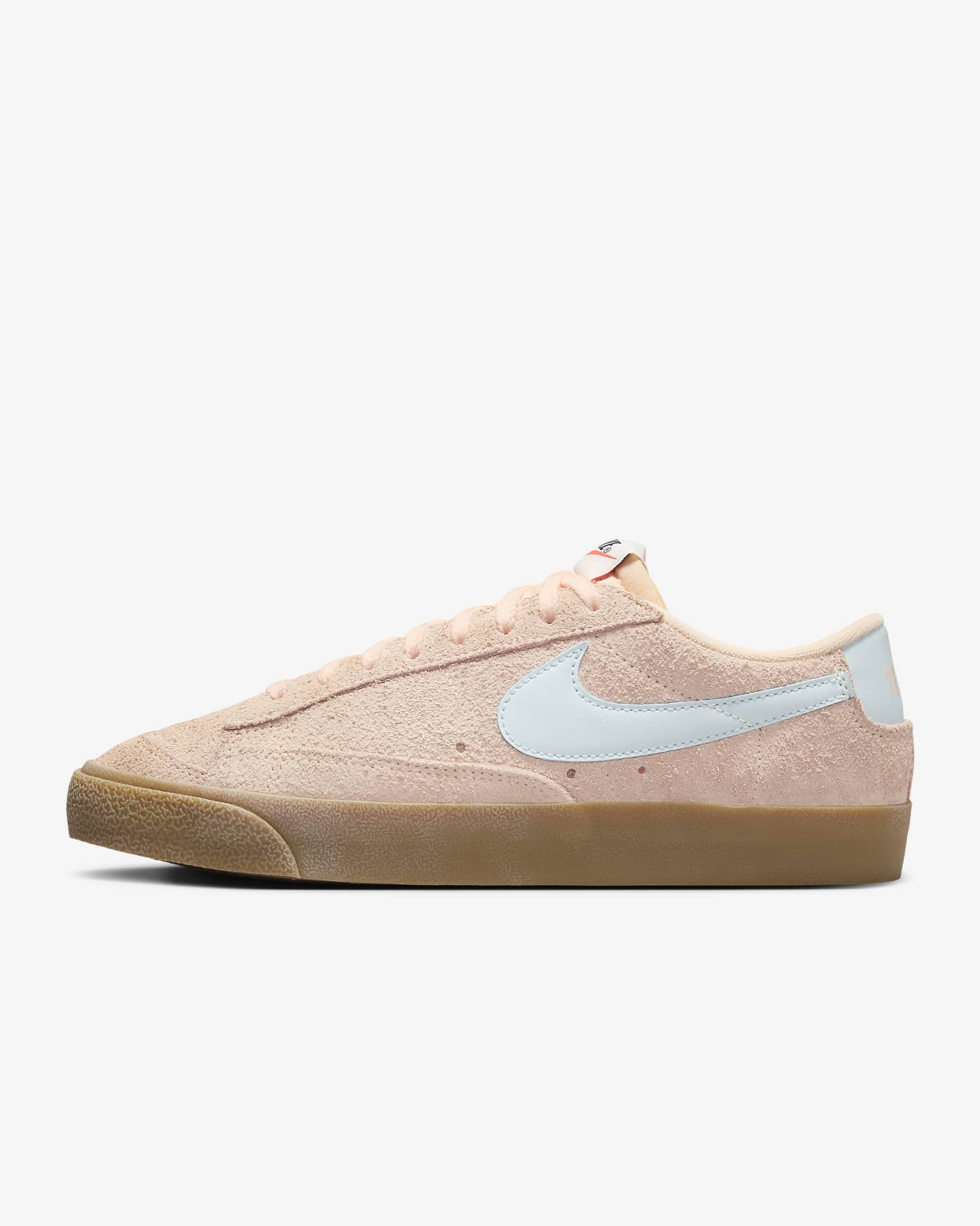 Nike Blazer Low 77 Vintage Crimson Tint/Gum Light Brown/Team Orange/Glacier Blue FQ8060-800