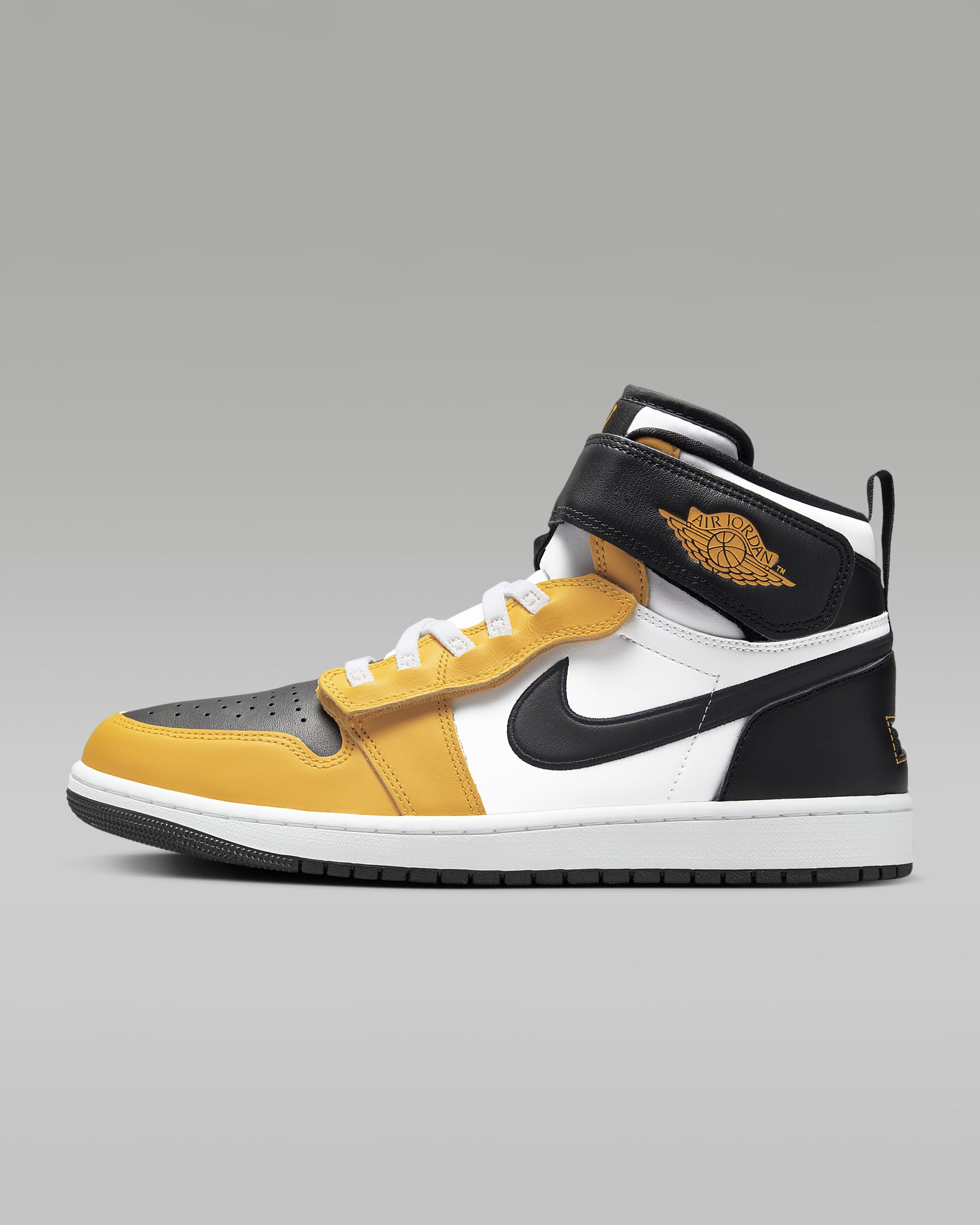 Air Jordan 1 Hi Flyease White/Yellow Ochre/White/Black CQ3835-107