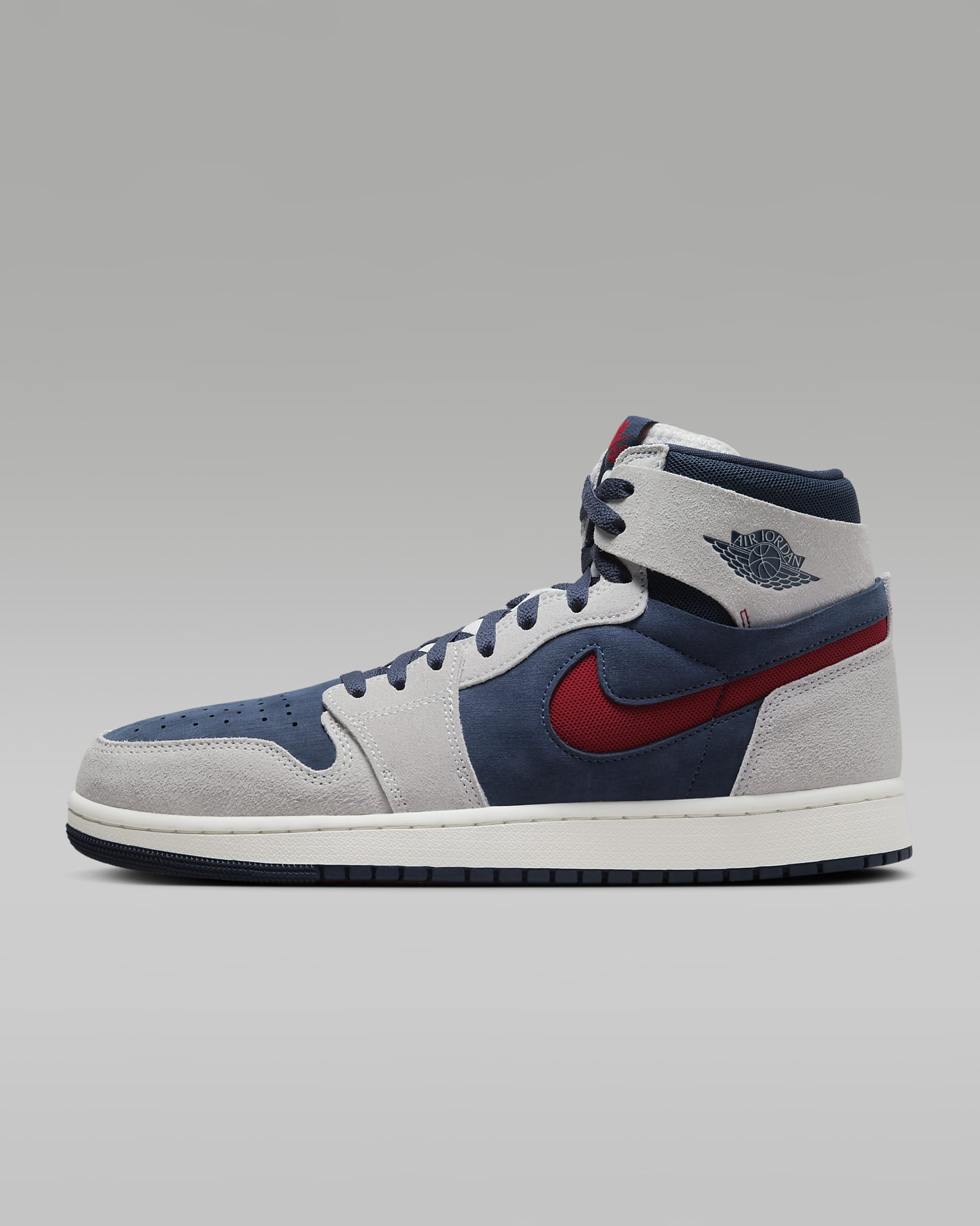 Air Jordan 1 Zoom Cmft 2 Midnight Navy/Neutral Grey/Summit White/Varsity Red DV1307-406