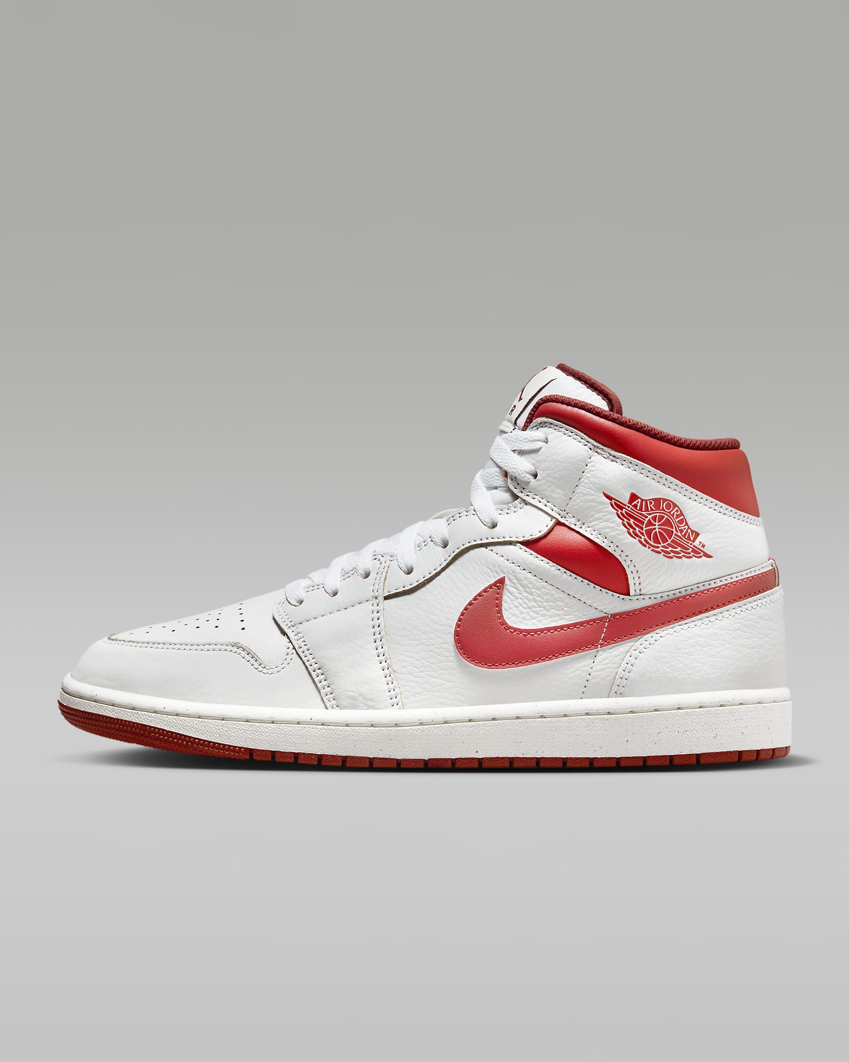 Air Jordan 1 Mid Se White/Dune Red/Sail/Lobster FJ3458-160