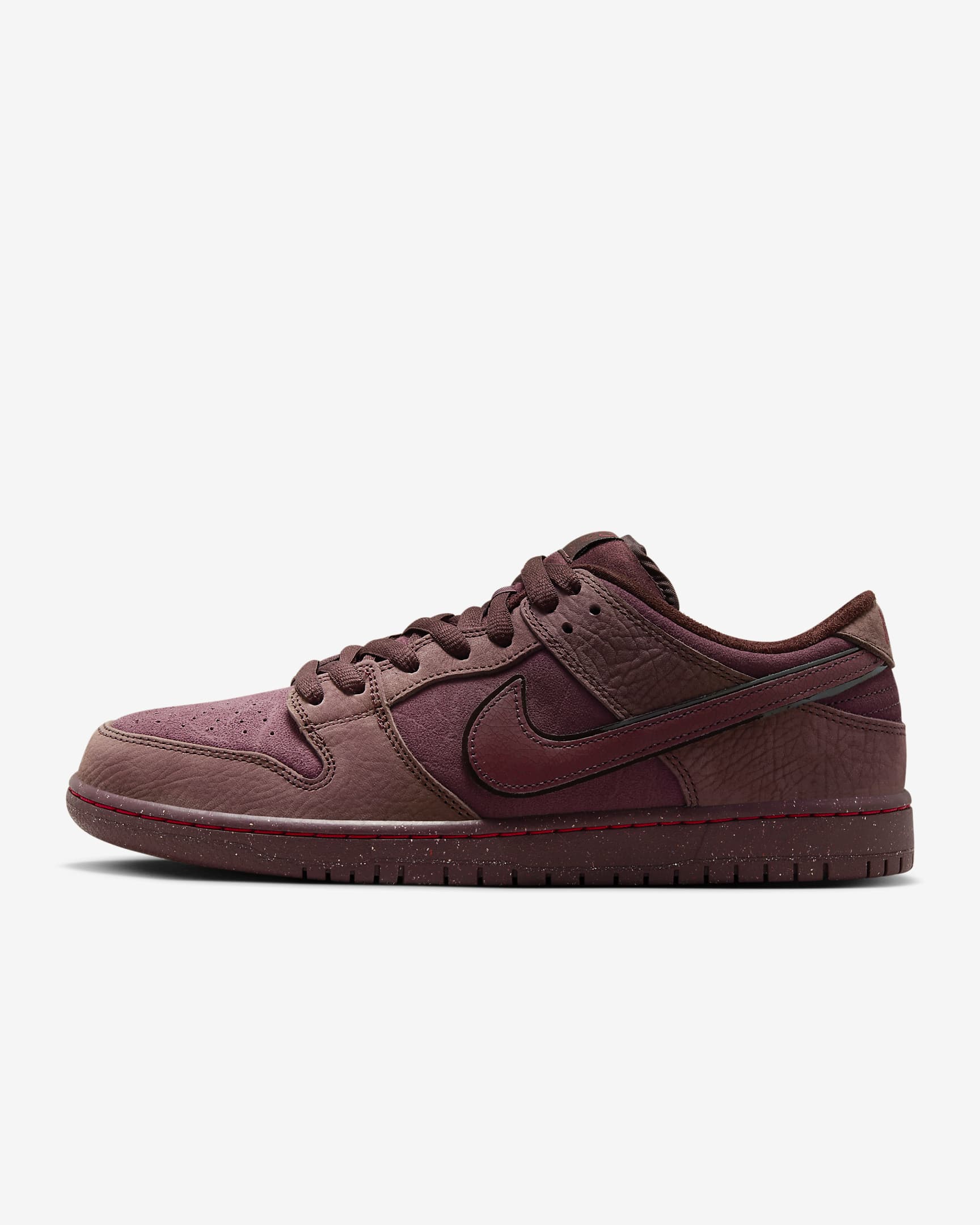 Nike Sb Dunk Low Premium Burgundy Crush/Earth/Dark Pony/Dark Team Red FN0619-600